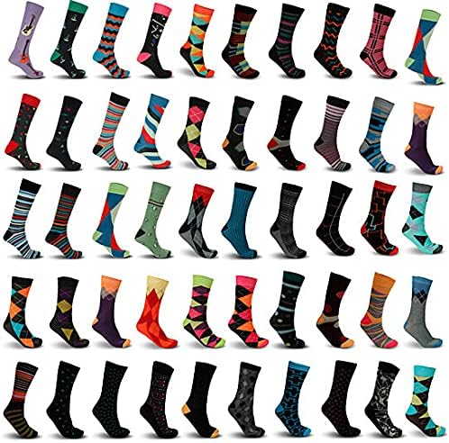 10-Pair John Weitz Mens Assorted Dress Socks - Image 2