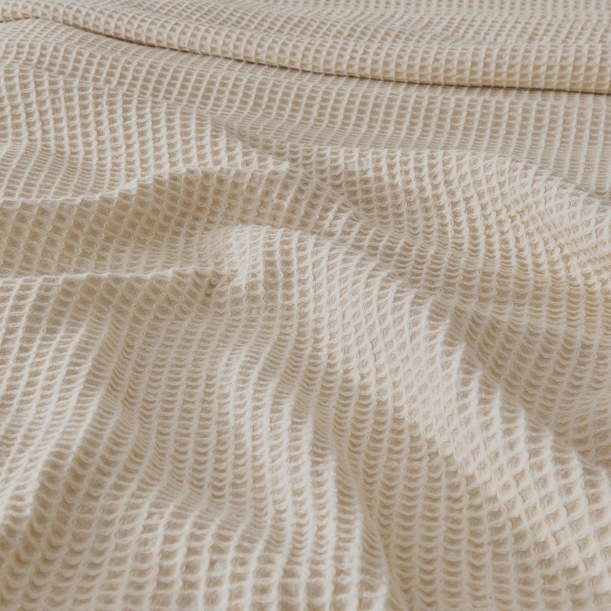 100% Cotton Waffle Weave Blanket - Mikala Collection - Image 32