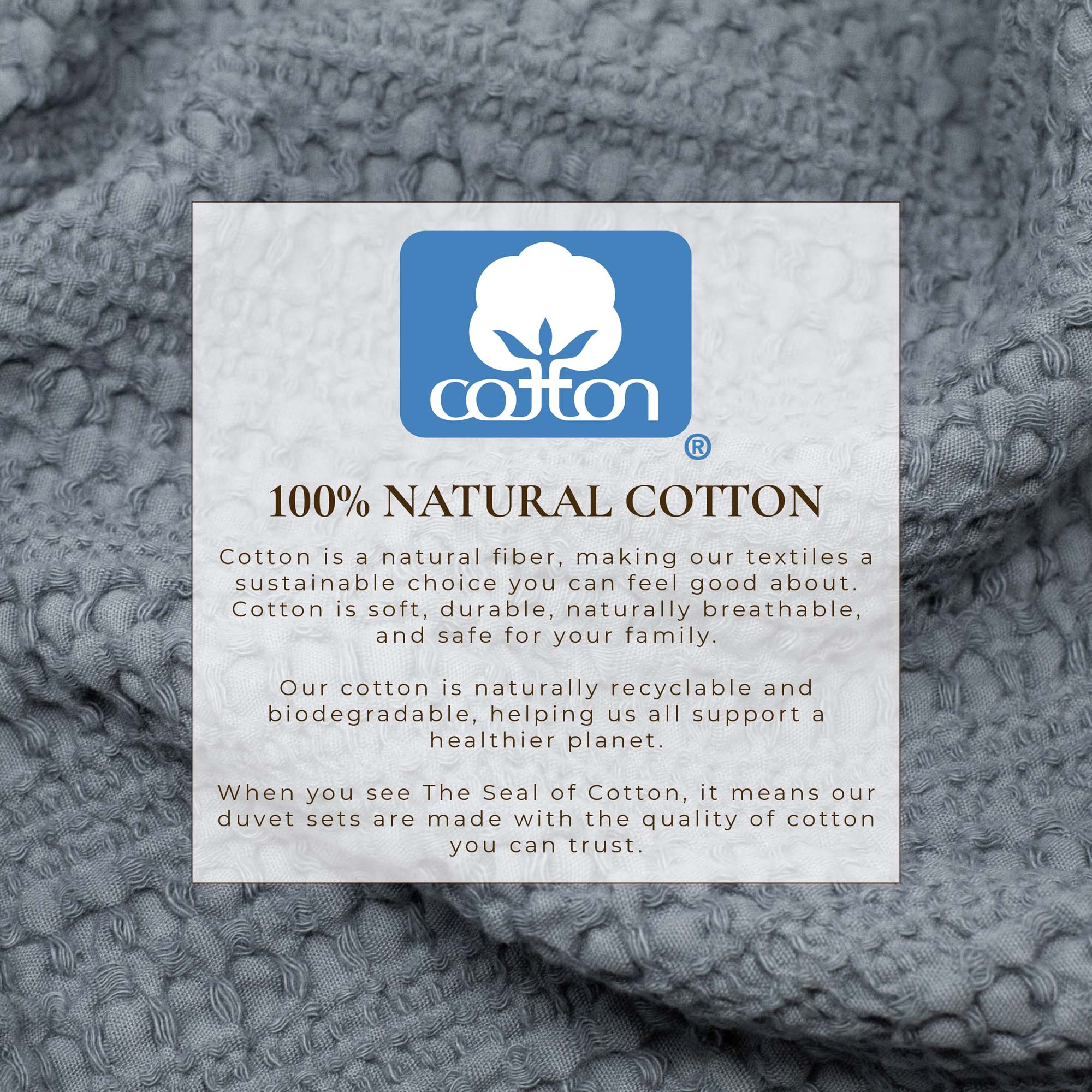 100% Cotton Waffle Weave Duvet Set - Mattea Collection - Image 39