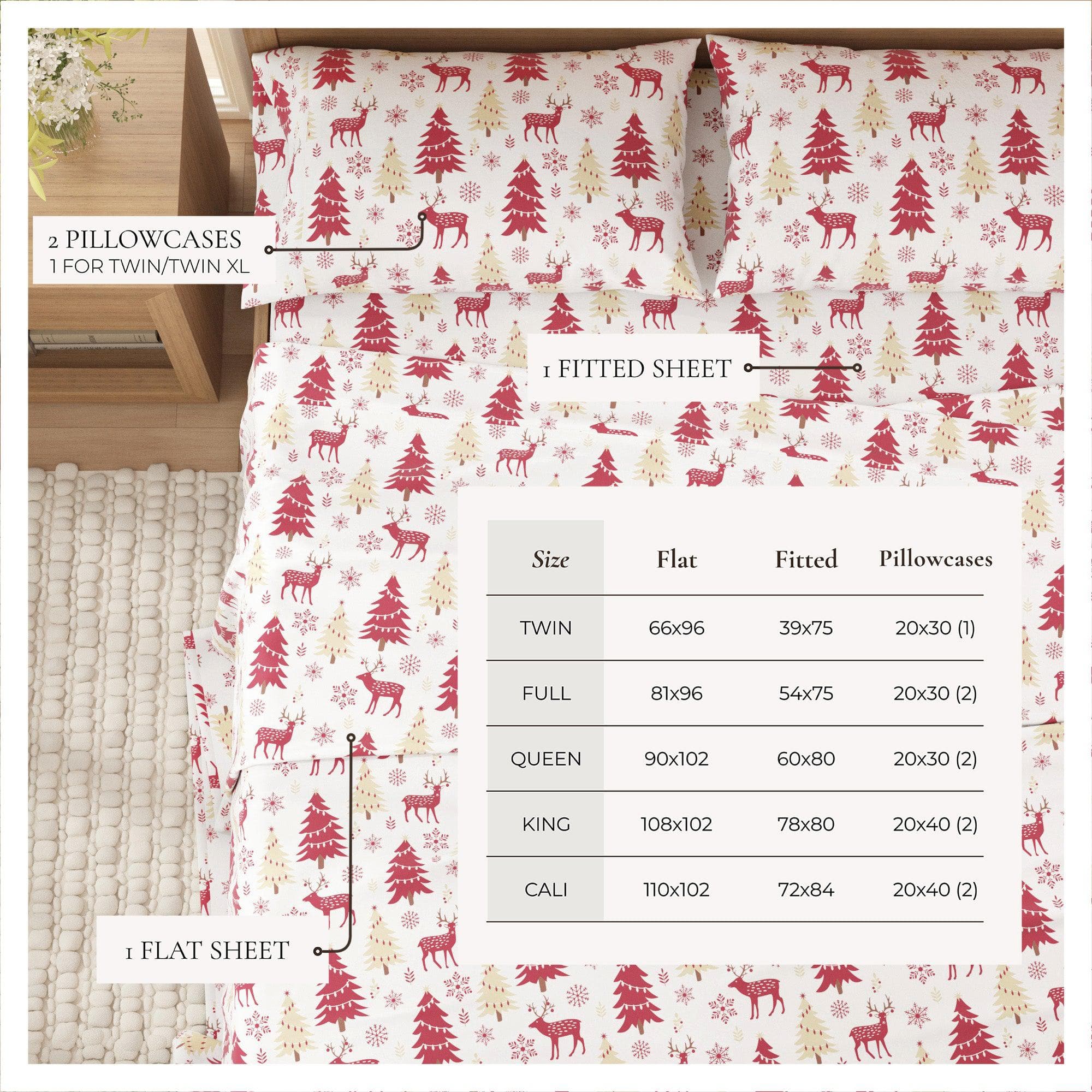 100% Turkish Cotton Flannel Sheet Sets - Boulder Collection - Image 22