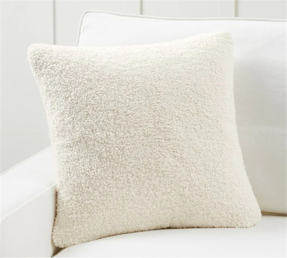 18"x18" Teddy Faux Fluffy Solid Color Pillows (With Insert) - Image 12