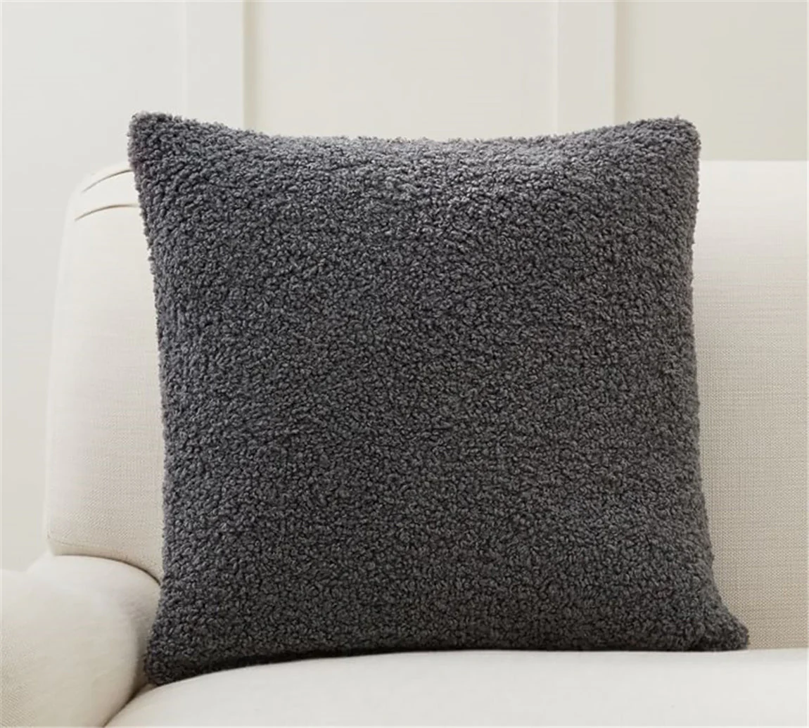 18"x18" Teddy Faux Fluffy Solid Color Pillows (With Insert) - Image 14