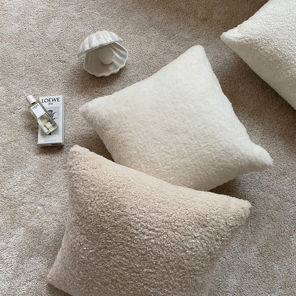 18"x18" Teddy Faux Fluffy Solid Color Pillows (With Insert) - Image 16