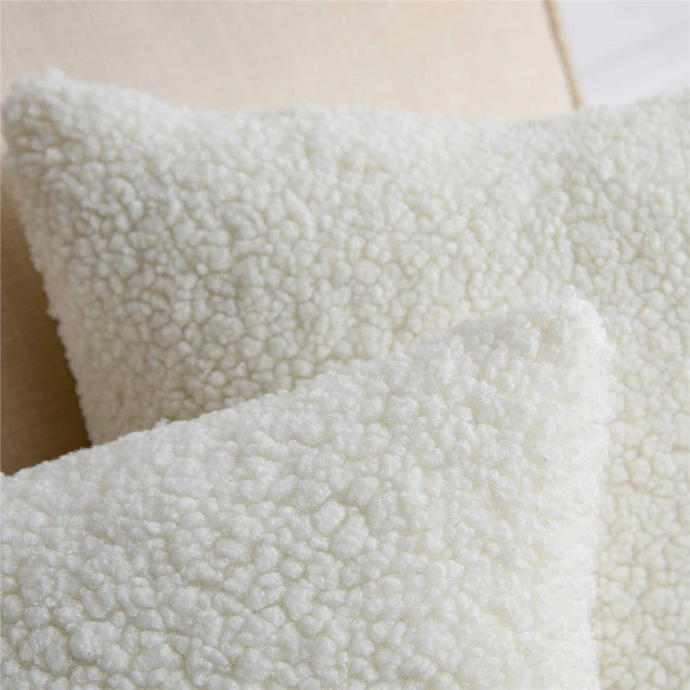 18"x18" Teddy Faux Fluffy Solid Color Pillows (With Insert) - Image 22