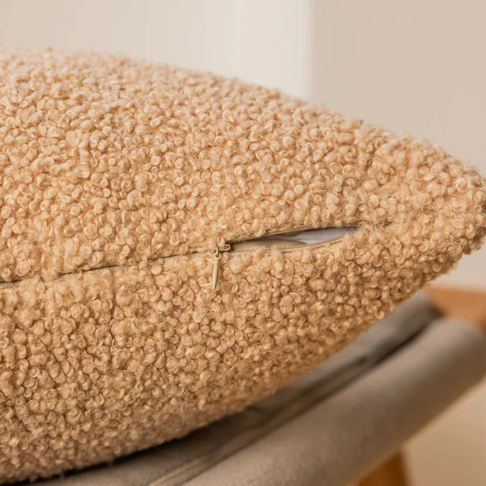 18"x18" Teddy Faux Fluffy Solid Color Pillows (With Insert) - Image 26