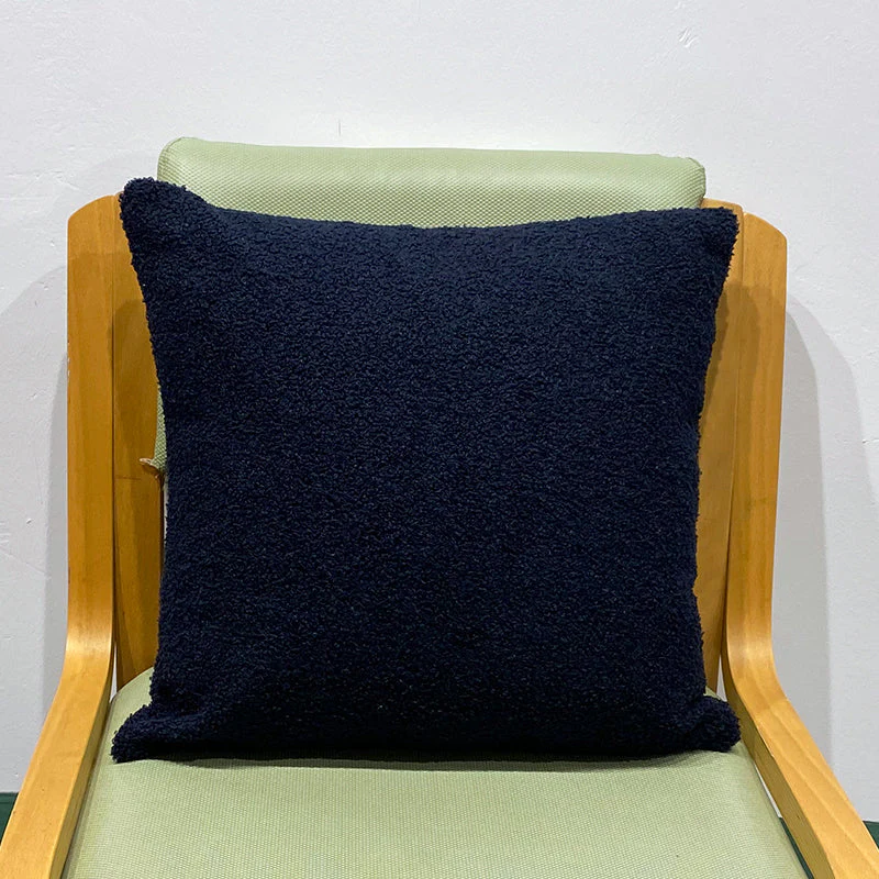 18"x18" Teddy Faux Fluffy Solid Color Pillows (With Insert) - Image 29