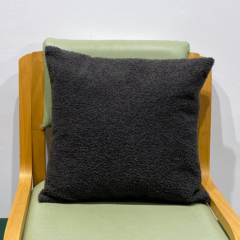 18"x18" Teddy Faux Fluffy Solid Color Pillows (With Insert) - Image 31