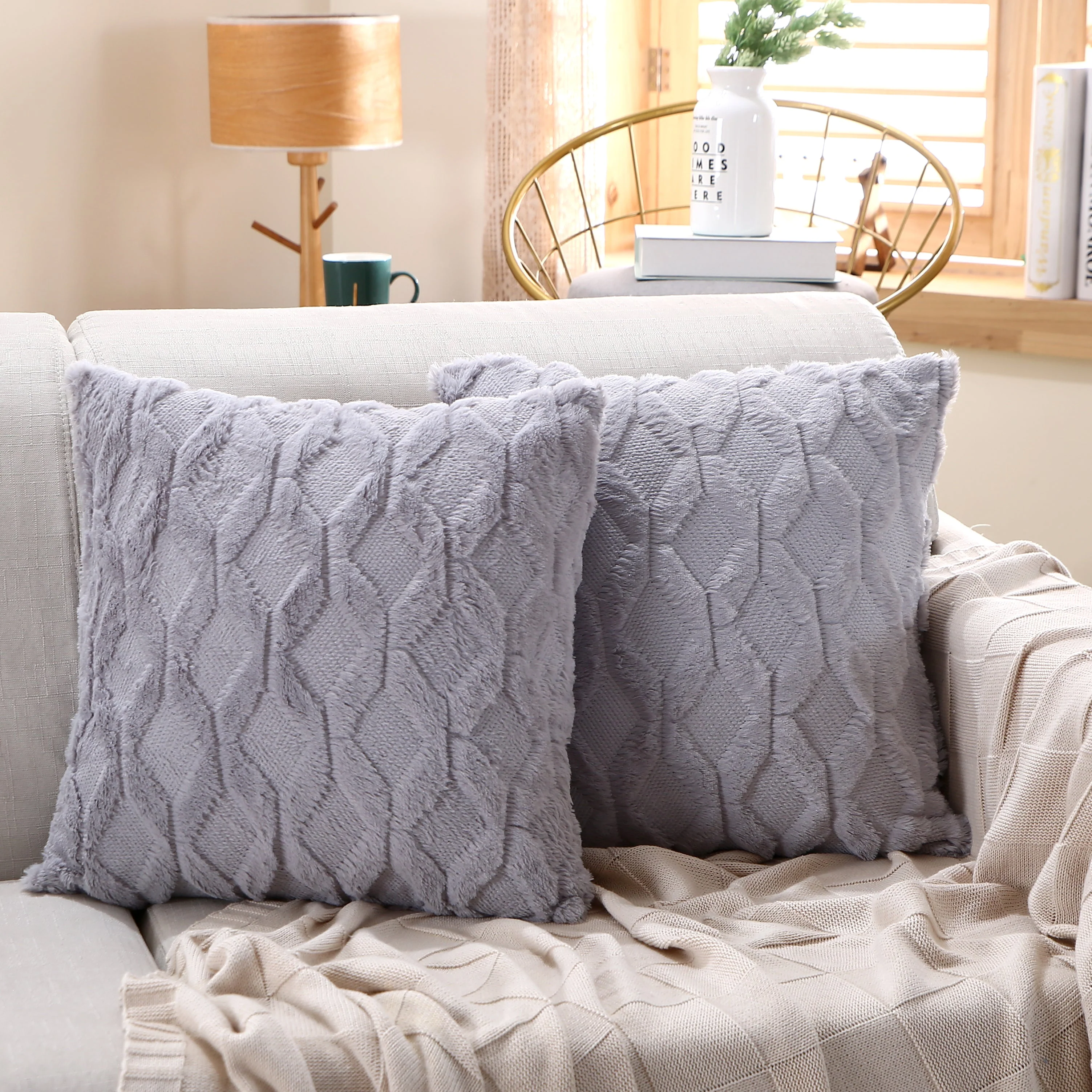 18"x18" Throw Pillow FULL set of cover and insert Wide Variety of Colors reversable - Image 7