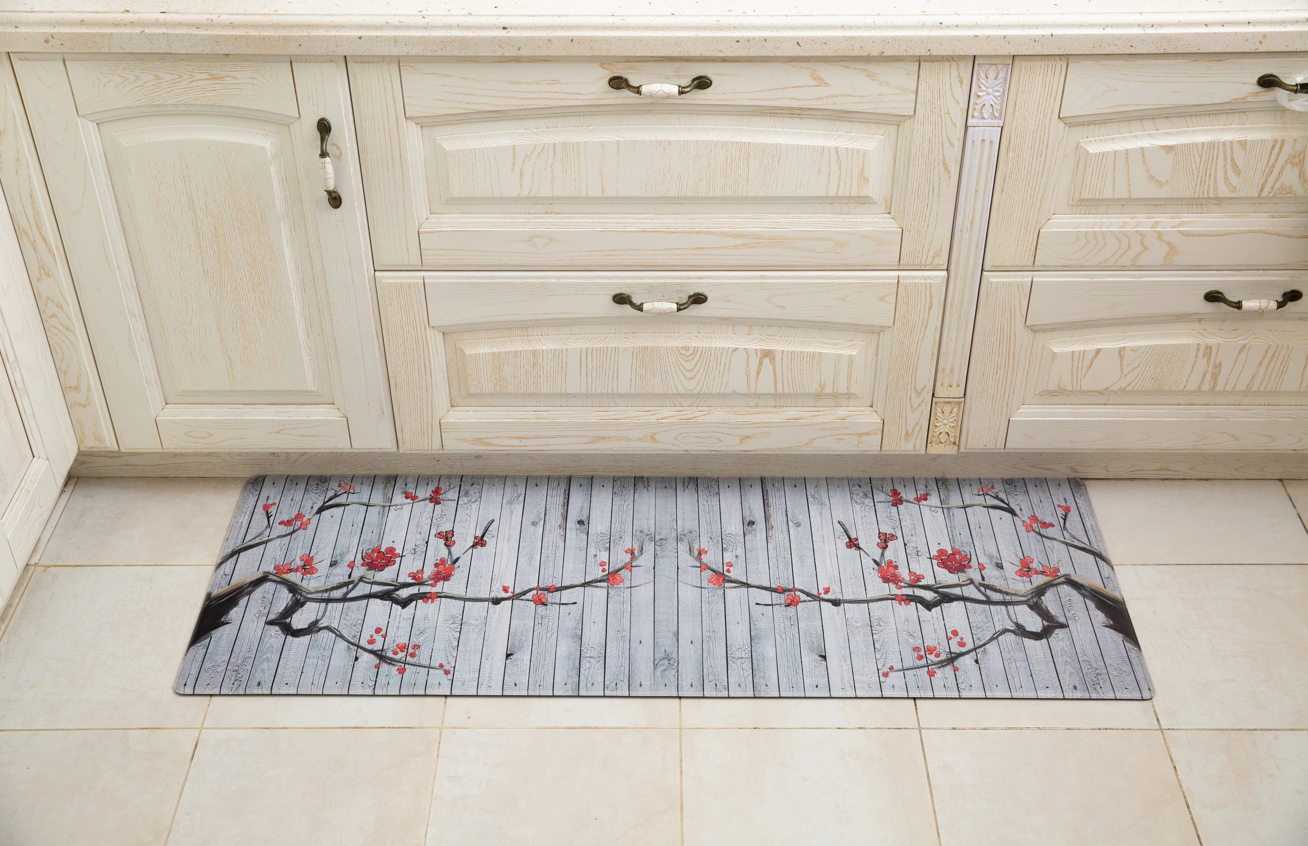 19.6 in. x 55 in. Anti-Fatigue Kitchen Runner Mat (Blossom) - Image 2