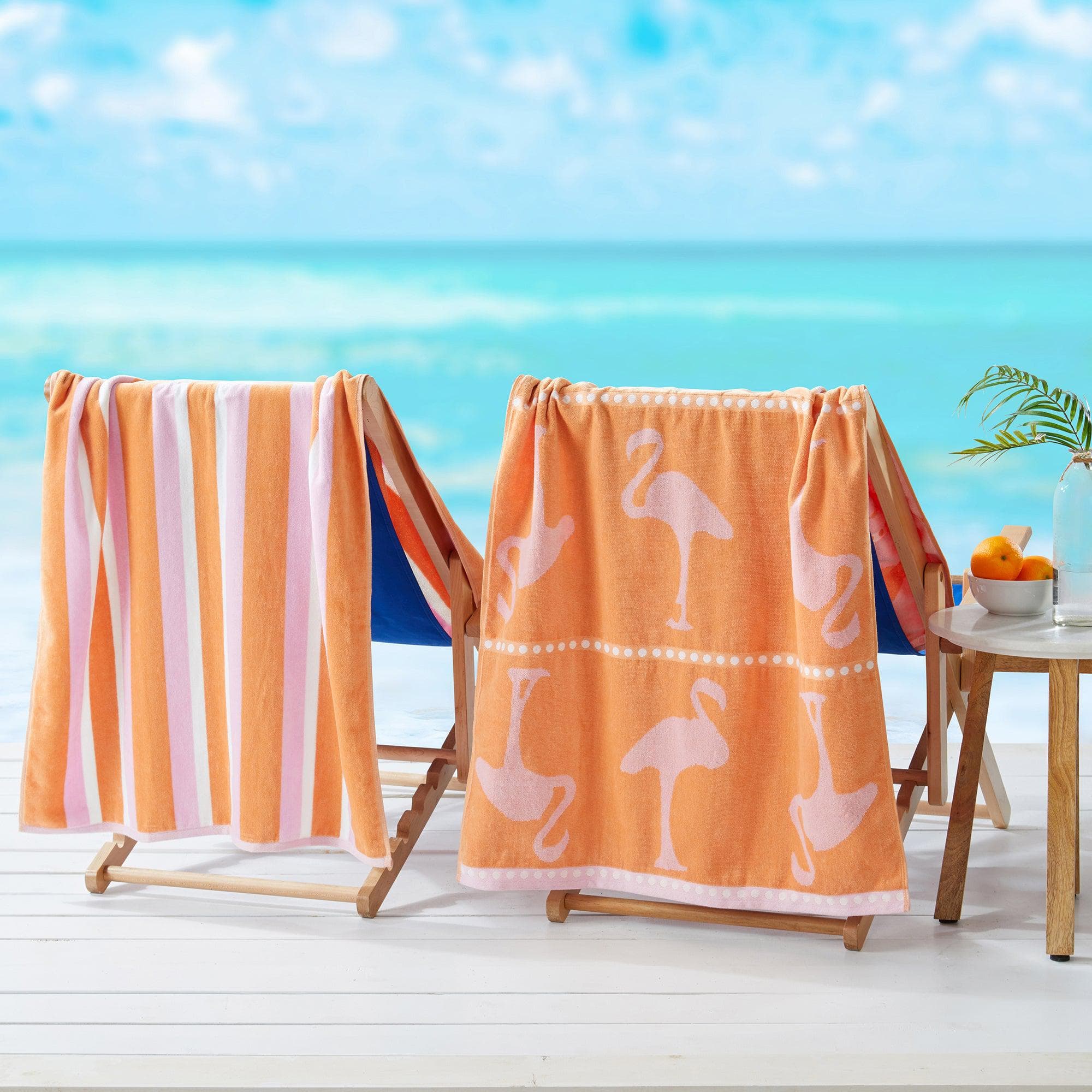 2 Pack 100% Cotton Jacquard Beach Towels - Playa Collection - Image 15