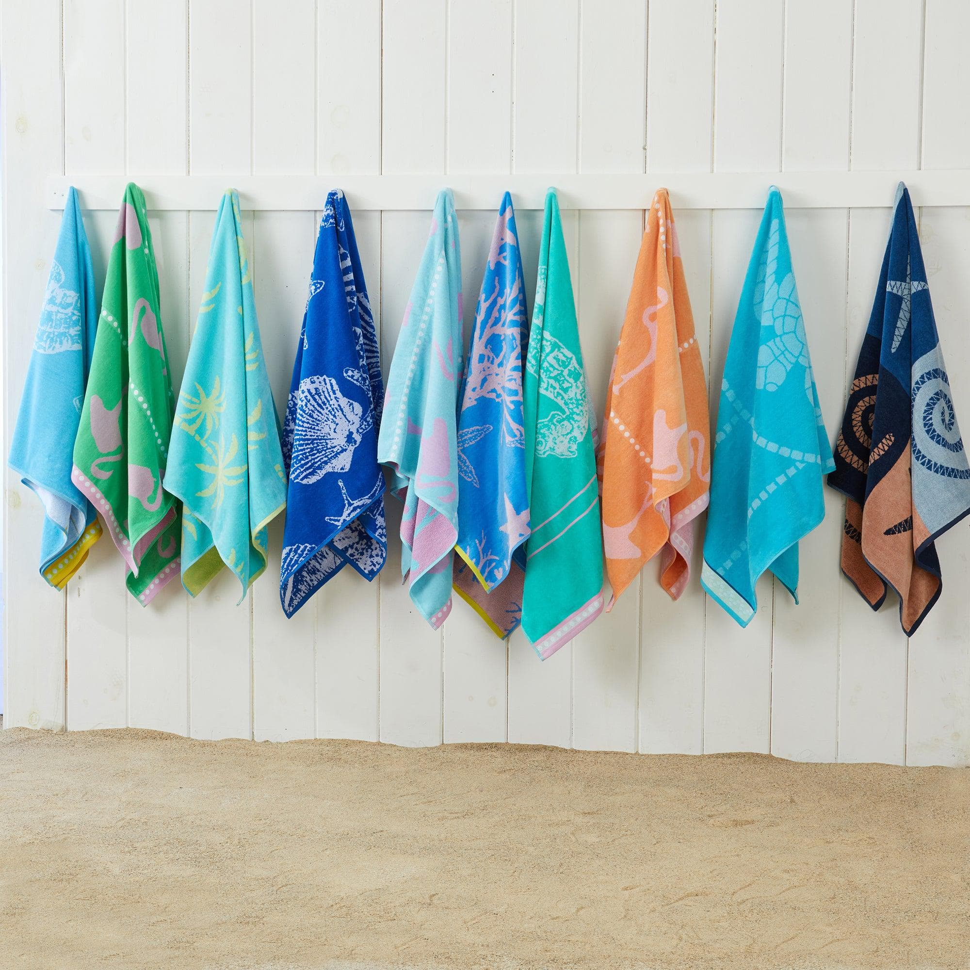 2 Pack 100% Cotton Jacquard Beach Towels - Playa Collection - Image 42