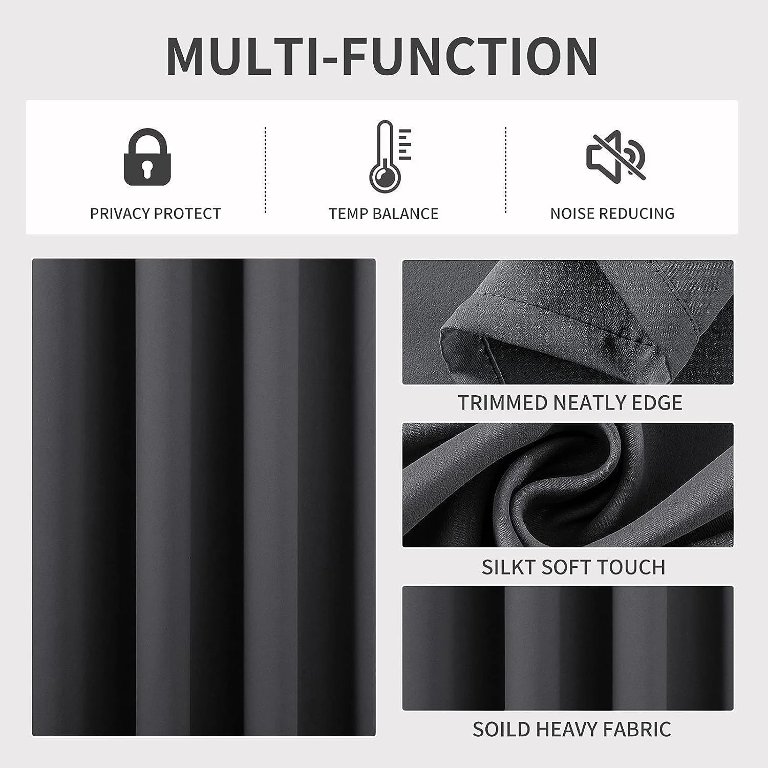 2 Pack - 55'' X 84'' Solid Thermal Blackout Panels (19 Colors) - Image 16