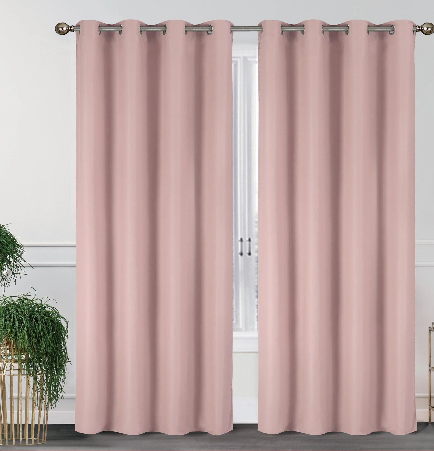 2 Pack - 55'' X 84'' Solid Thermal Blackout Panels (19 Colors) - Image 2
