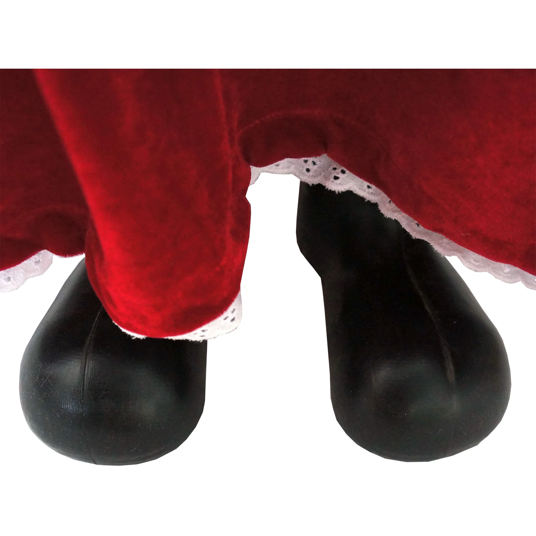 3-Ft. African American Music and Motion Mrs. Claus with Apron, Animated Indoor Christmas Holiday Home Decor - Image 4