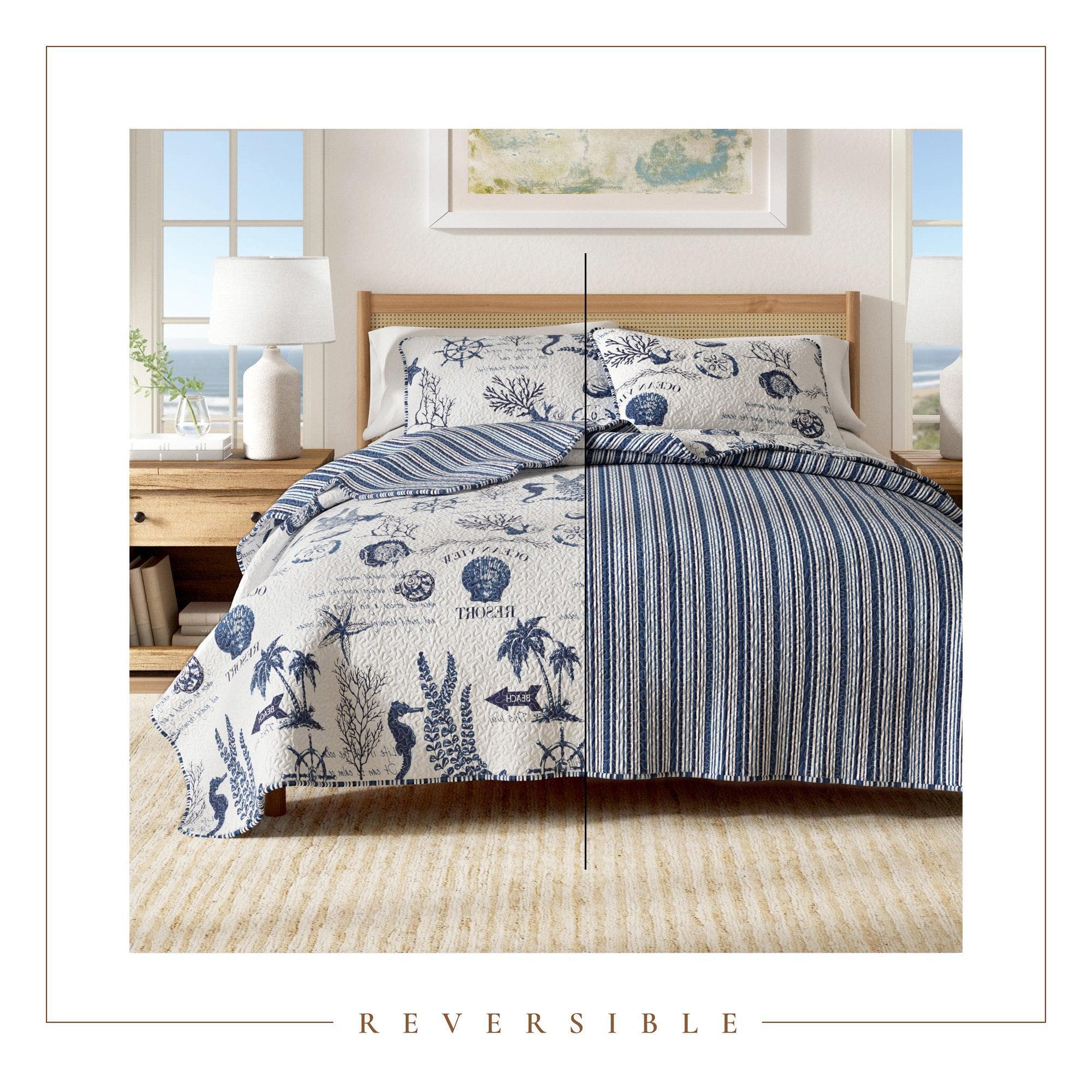 3-Piece Coastal Quilt - Catalina Collection - Image 4
