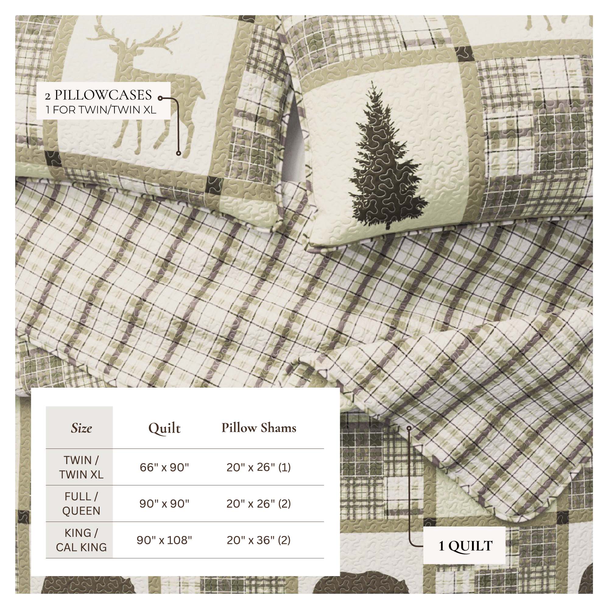 3-Piece Lodge Quilt - Stonehurst Collection - Image 17