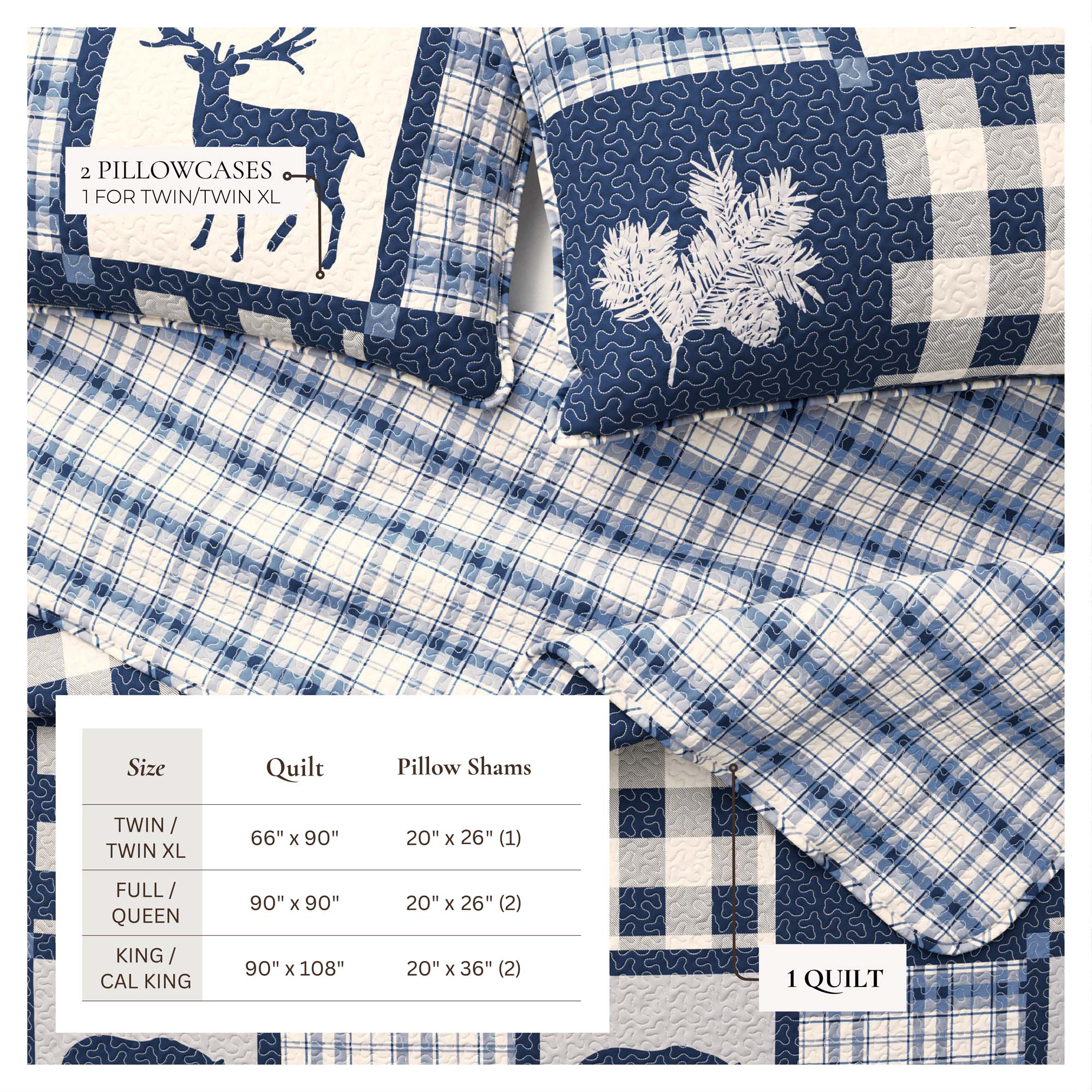 3-Piece Lodge Quilt - Stonehurst Collection - Image 5