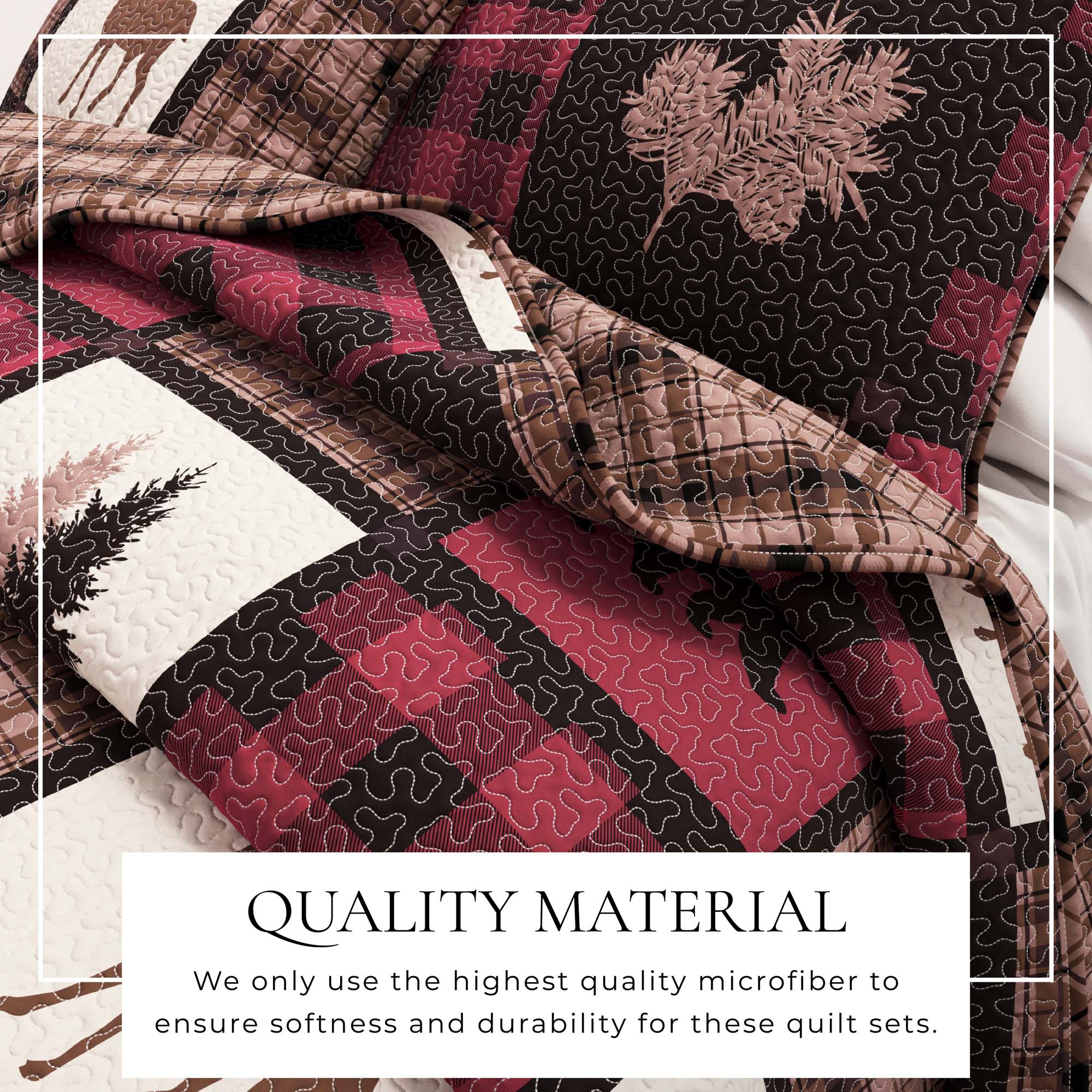 3-Piece Lodge Quilt - Stonehurst Collection - Image 8
