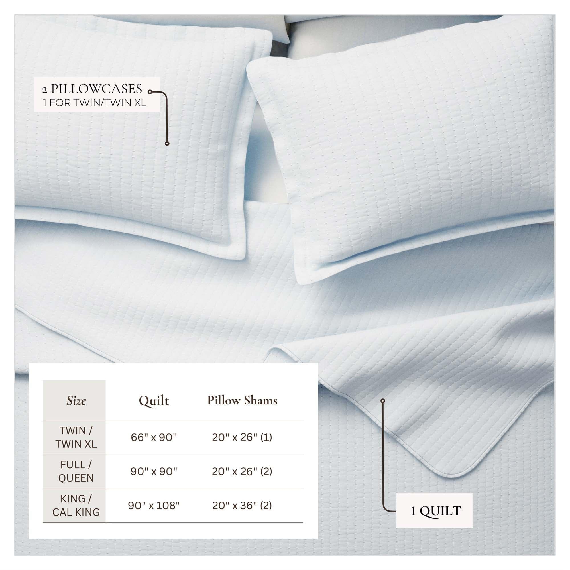 3-Piece Solid Quilt Set - Alicia Collection - Image 19