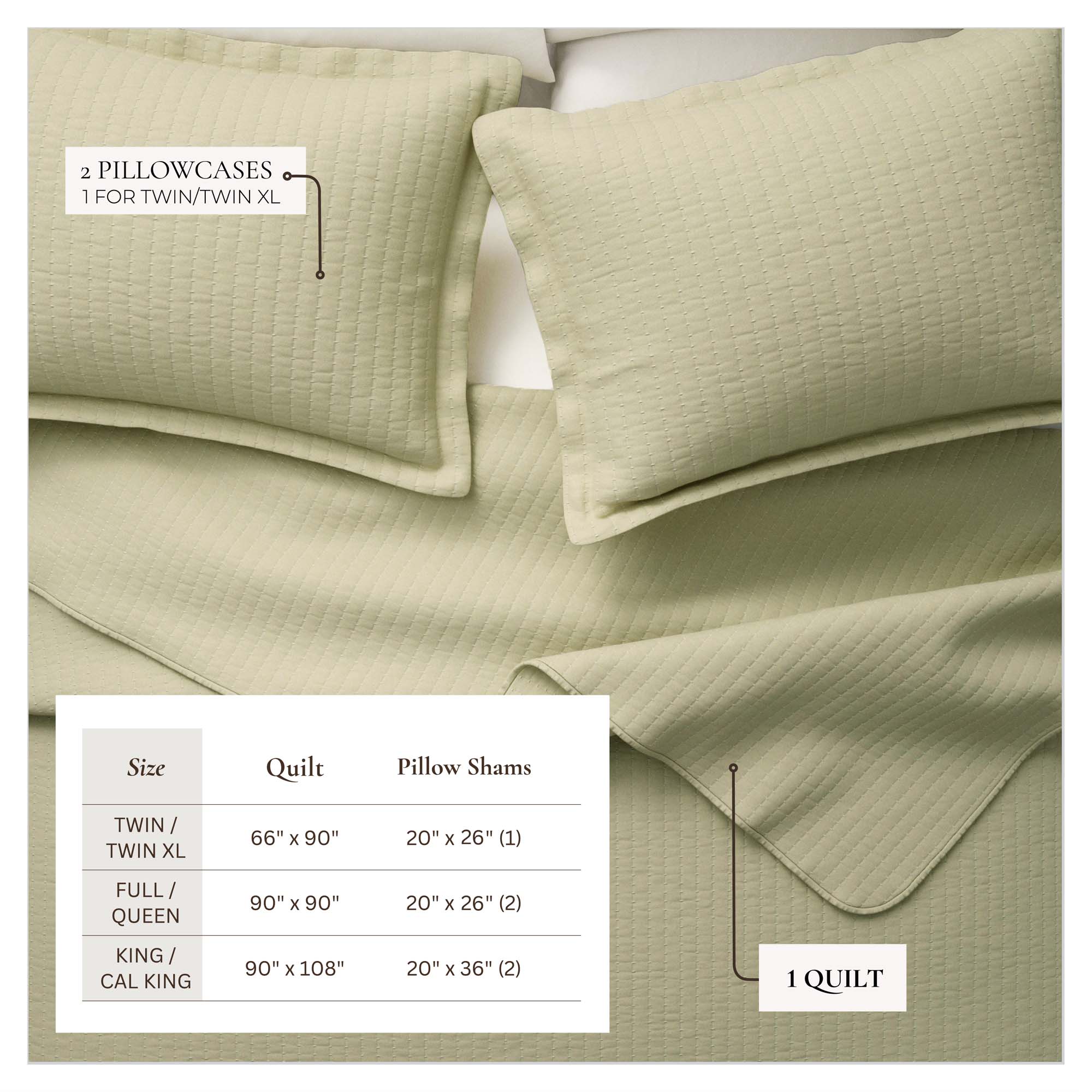 3-Piece Solid Quilt Set - Alicia Collection - Image 33