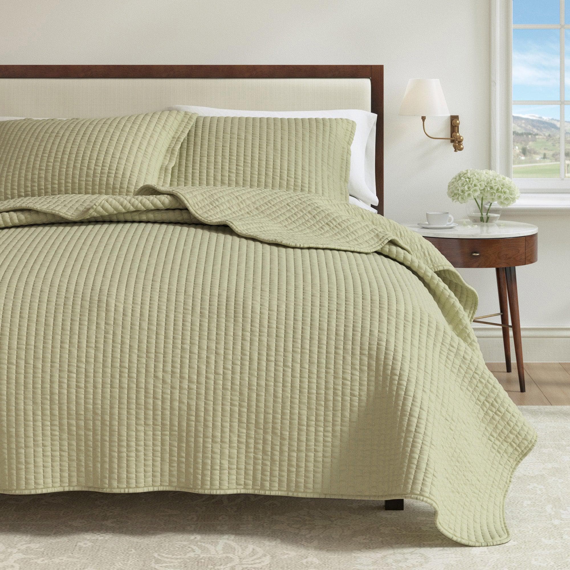 3-Piece Solid Quilt Set - Alicia Collection - Image 41