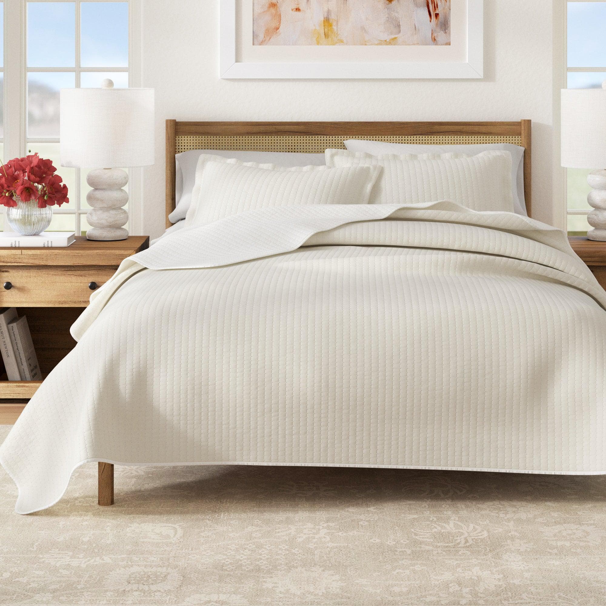 3-Piece Solid Quilt Set - Alicia Collection - Image 6