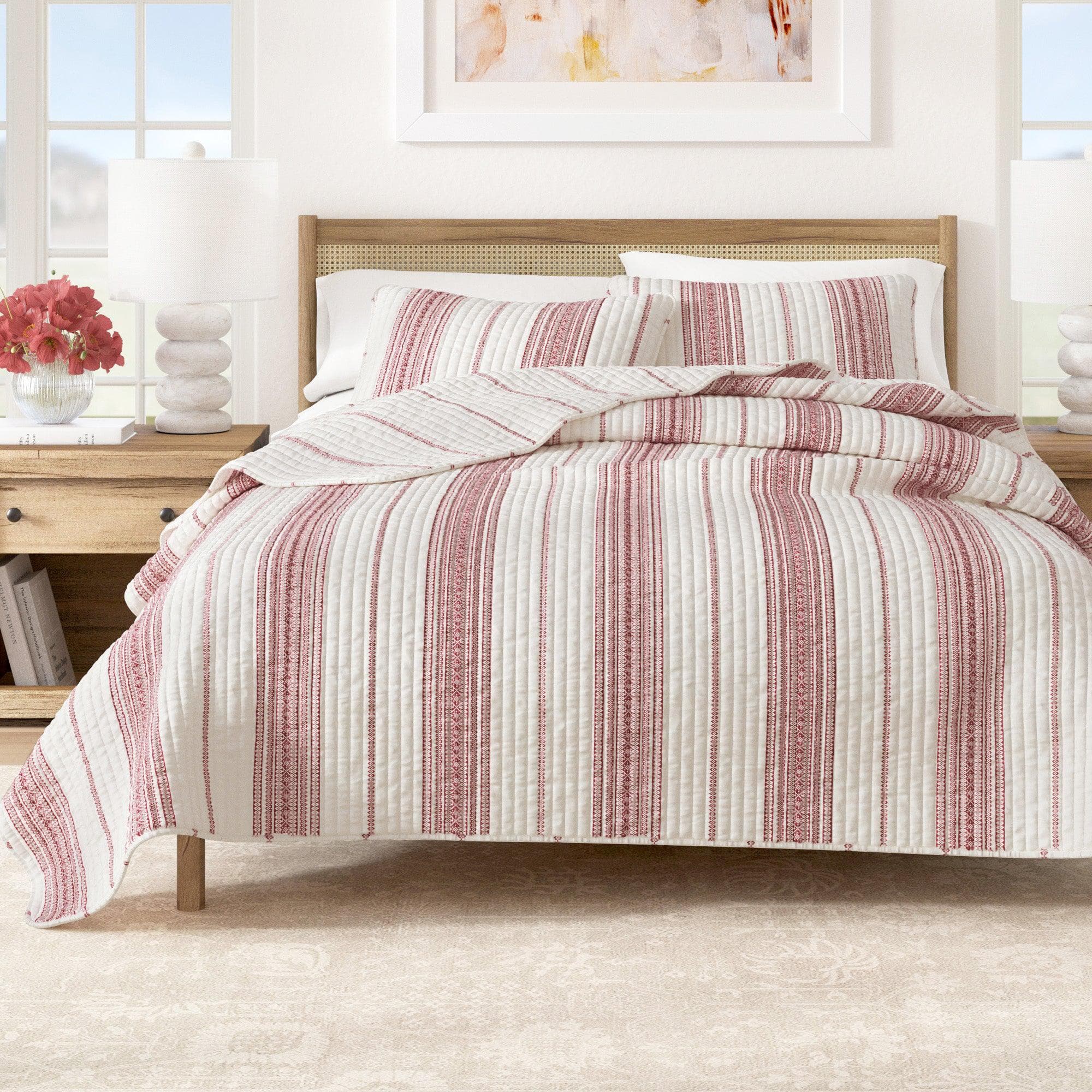 3-Piece Stripe Quilt - Wesley Collection - Image 16