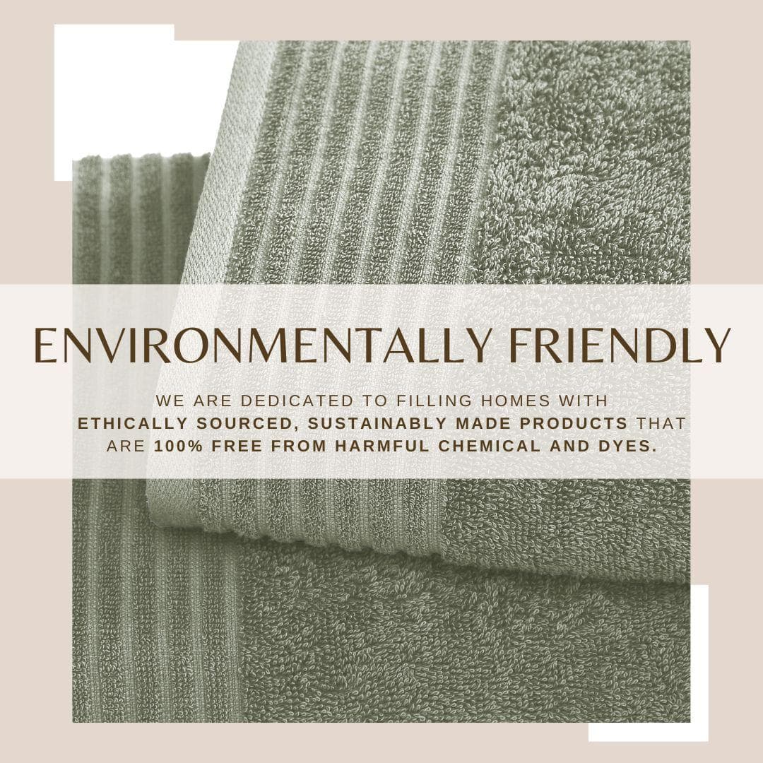 4 Pack Cotton Bath Towels - Kasper Collection - Image 4