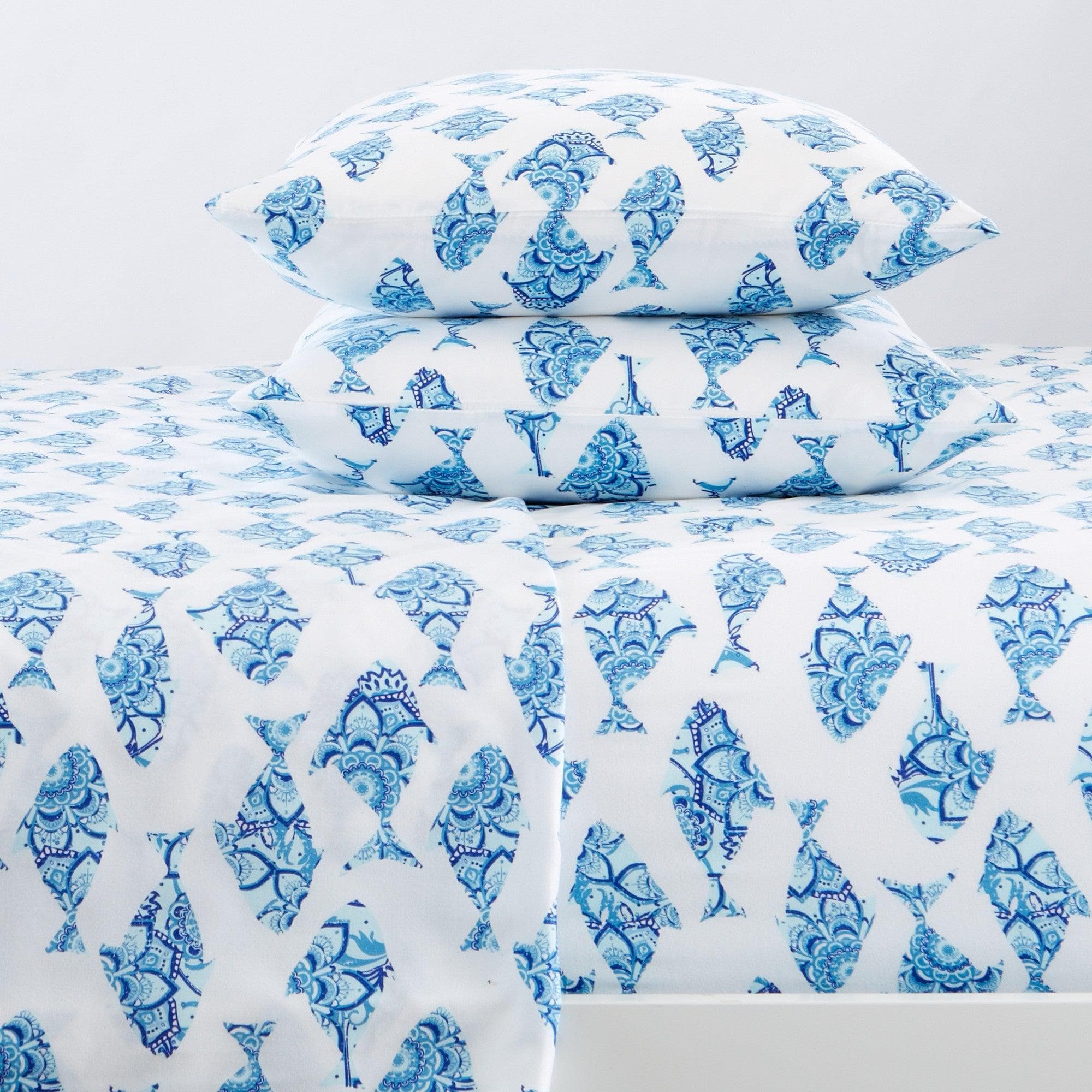 4-Piece Coastal Microfiber Sheet - Newport Collection - Image 49