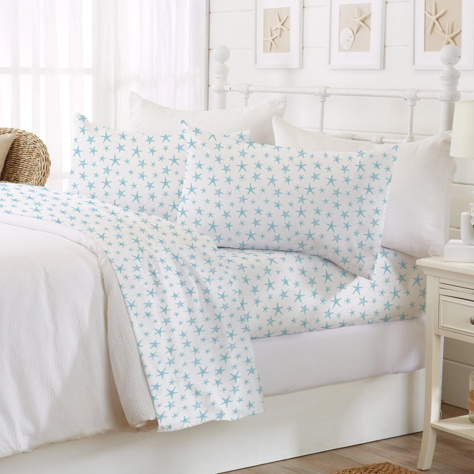 4-Piece Coastal Microfiber Sheet - Newport Collection - Image 64
