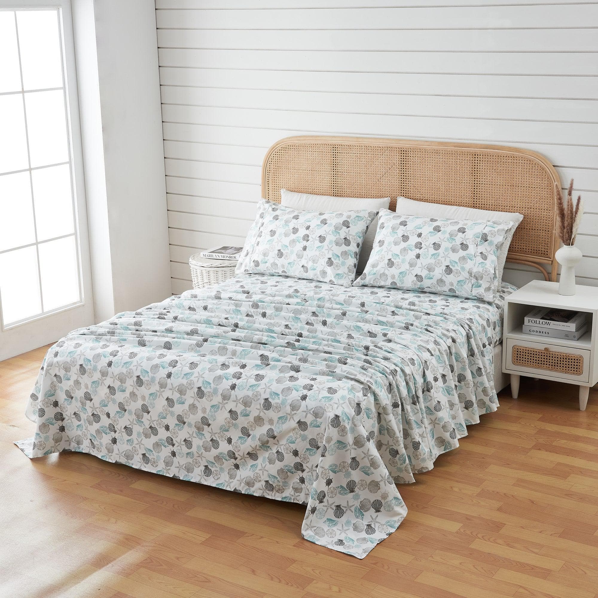 4-Piece Coastal Microfiber Sheet - Newport Collection - Image 82