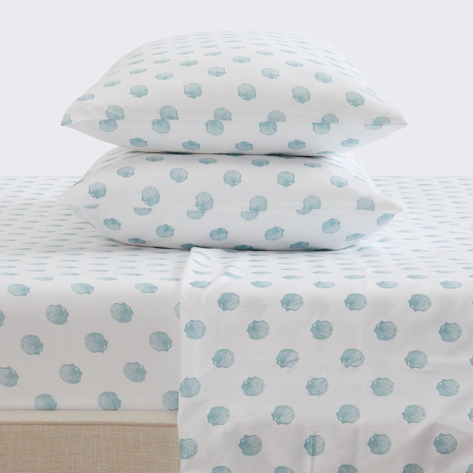 4-Piece Coastal Microfiber Sheet Set - Nantucket Collection - Image 9