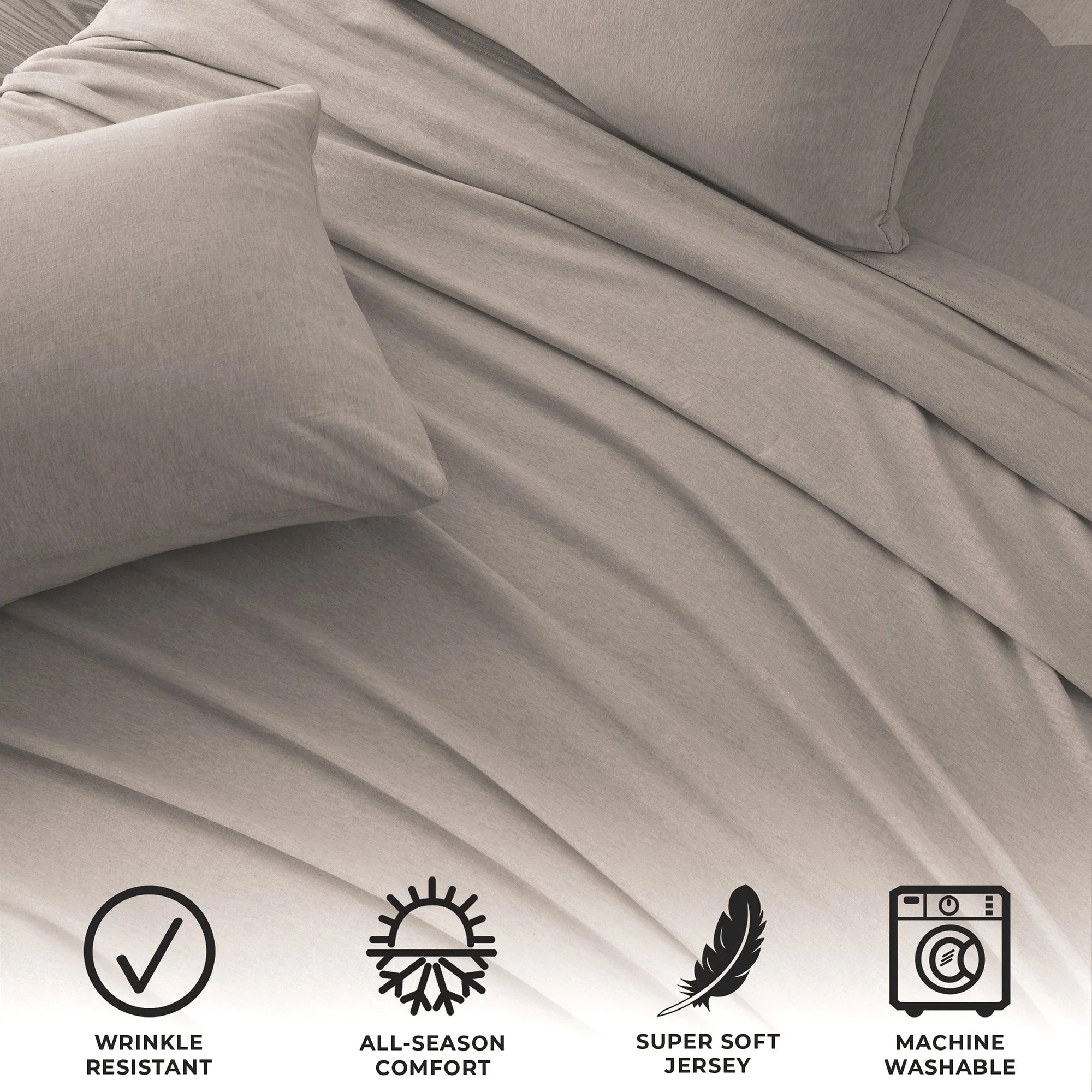 4-Piece Jersey Sheet Set - Carmen Collection - Image 58