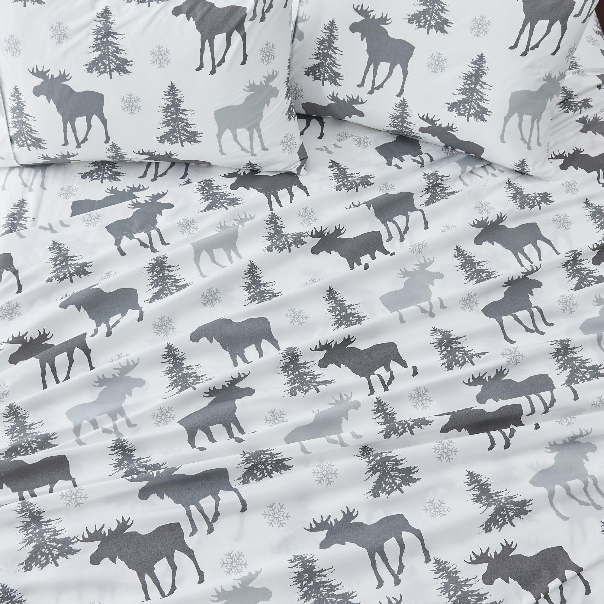 4-Piece Lodge Microfiber Sheet - Mountain Ridge Collection - Image 2