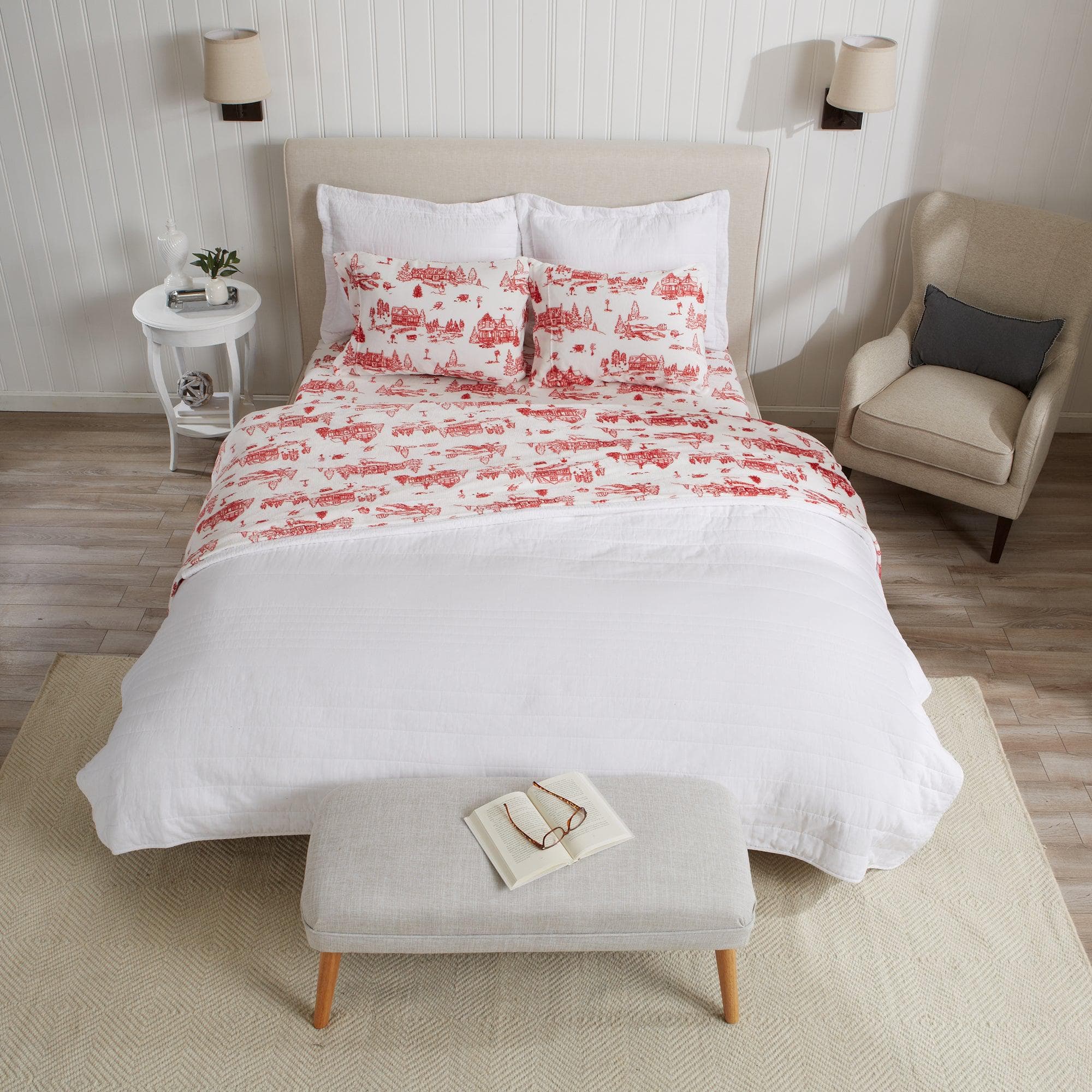 4-Piece Printed Plush Sheet Set - Velvet Luxe Collection - Image 29