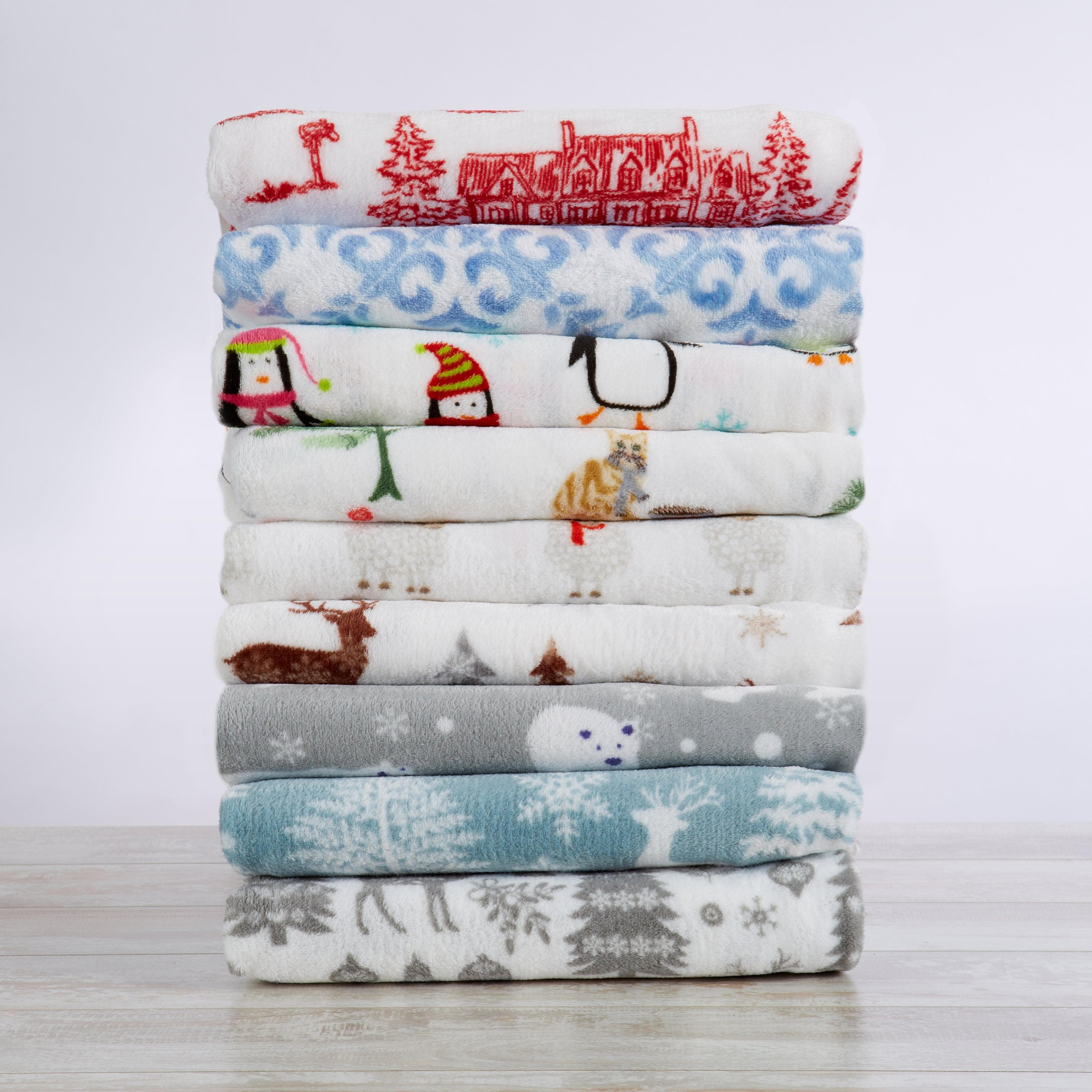 4-Piece Printed Plush Sheet Set - Velvet Luxe Collection - Image 50
