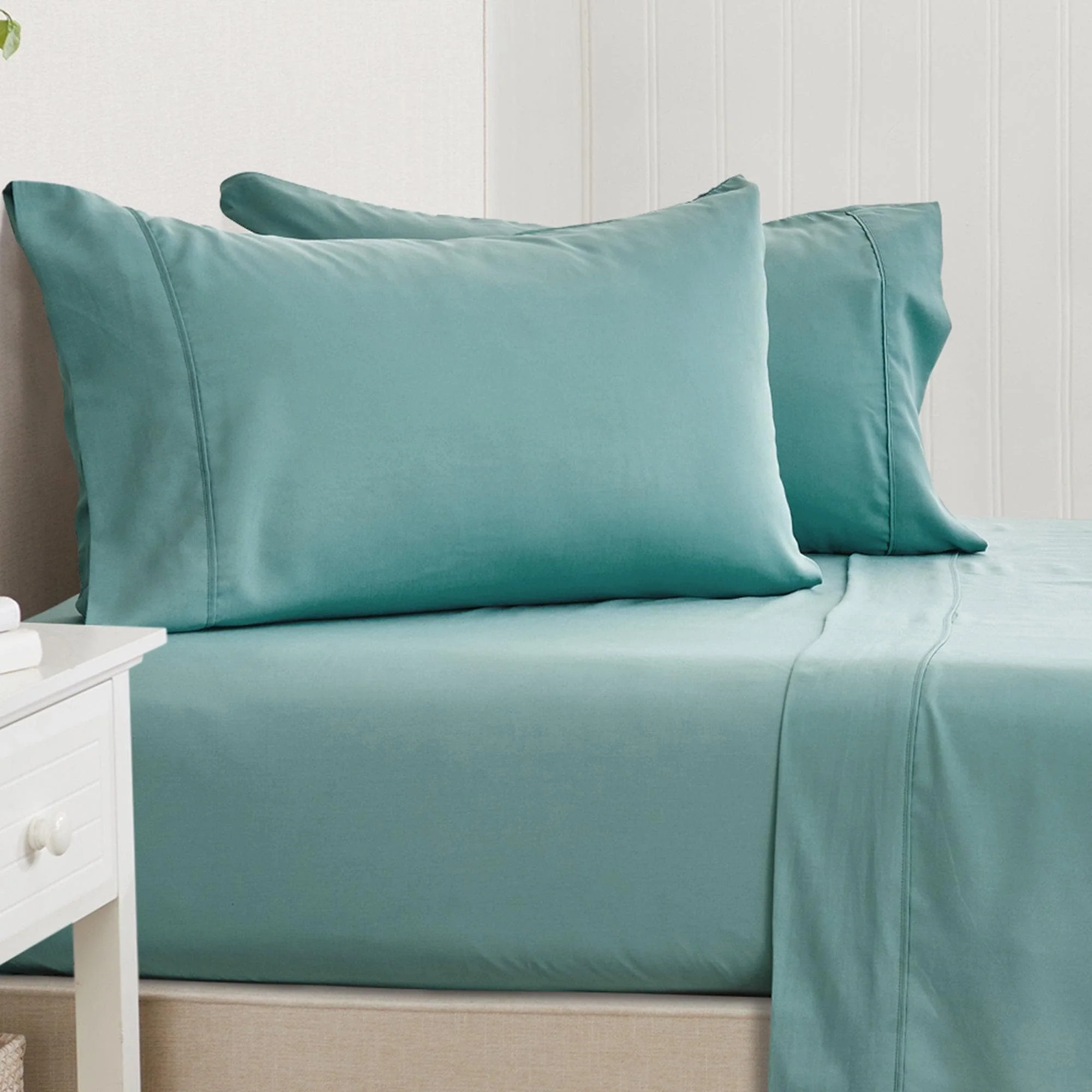 4 Piece Rayon Derived from Bamboo Sheet Set - Jordyn Collection - Image 26
