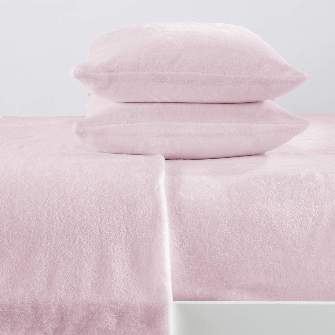 4-Piece Solid Plush Velvet Luxe Sheet Set - Image 43
