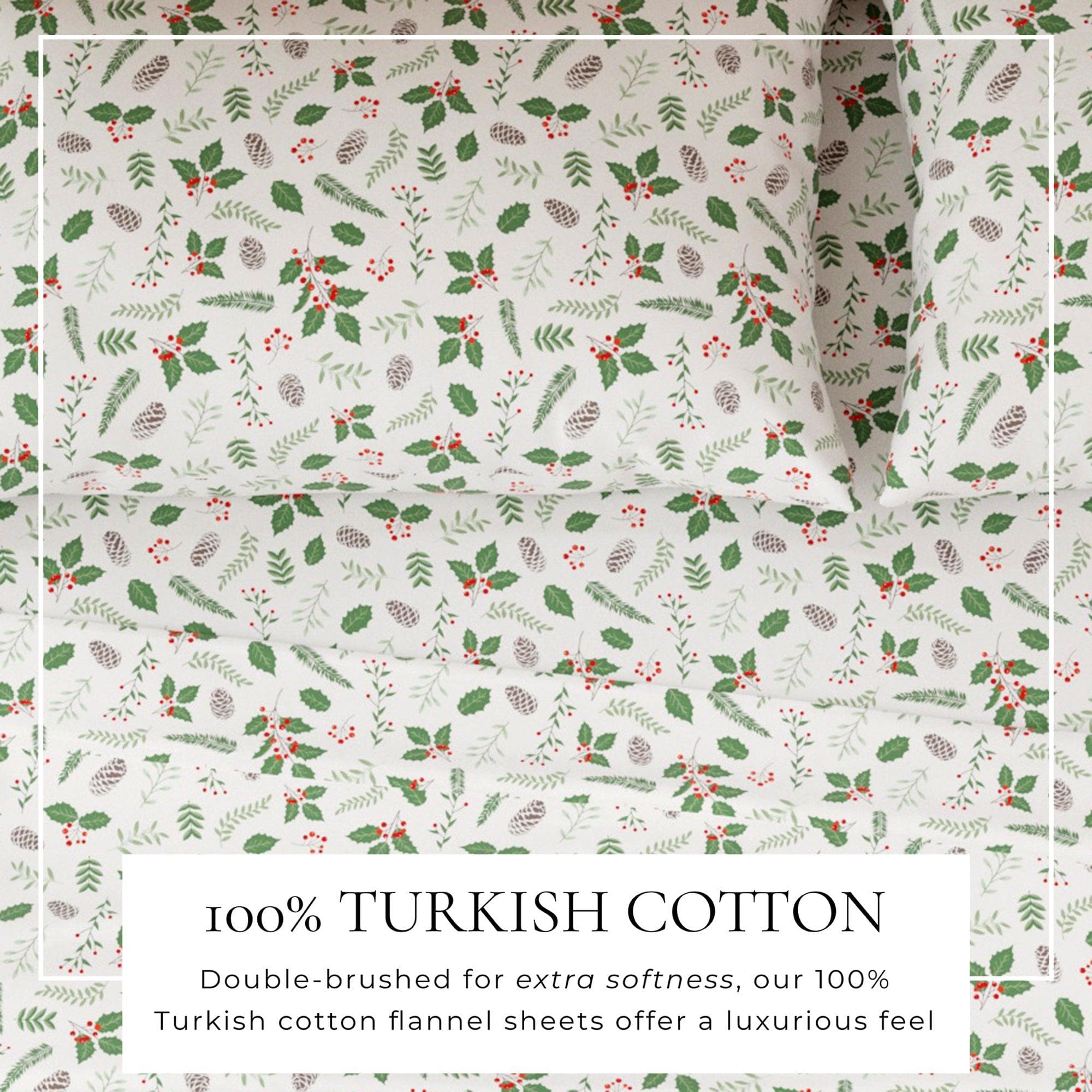 4-Piece Turkish Cotton Flannel Sheet - Whittaker Collection - Image 33