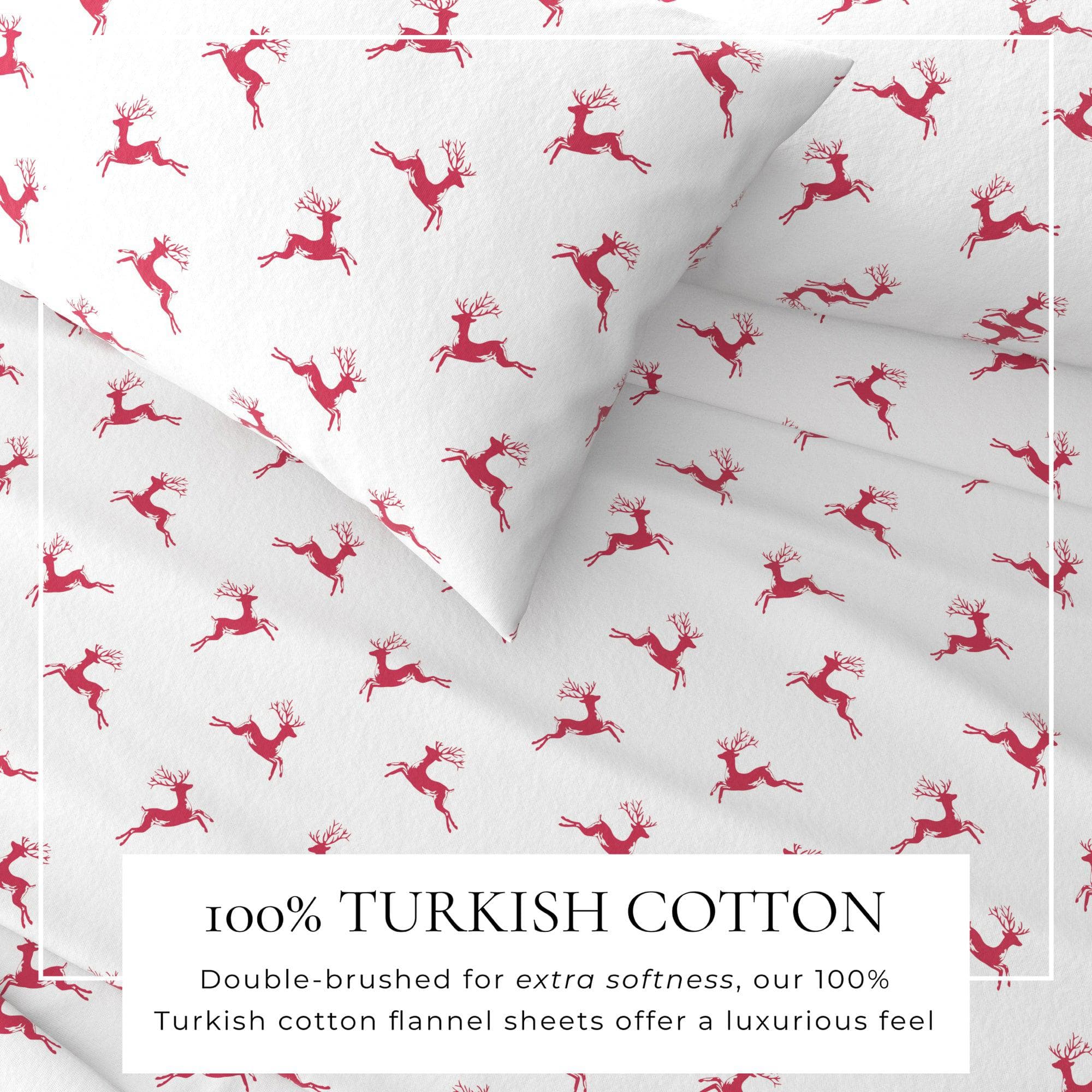 4-Piece Turkish Cotton Flannel Sheet - Whittaker Collection - Image 57