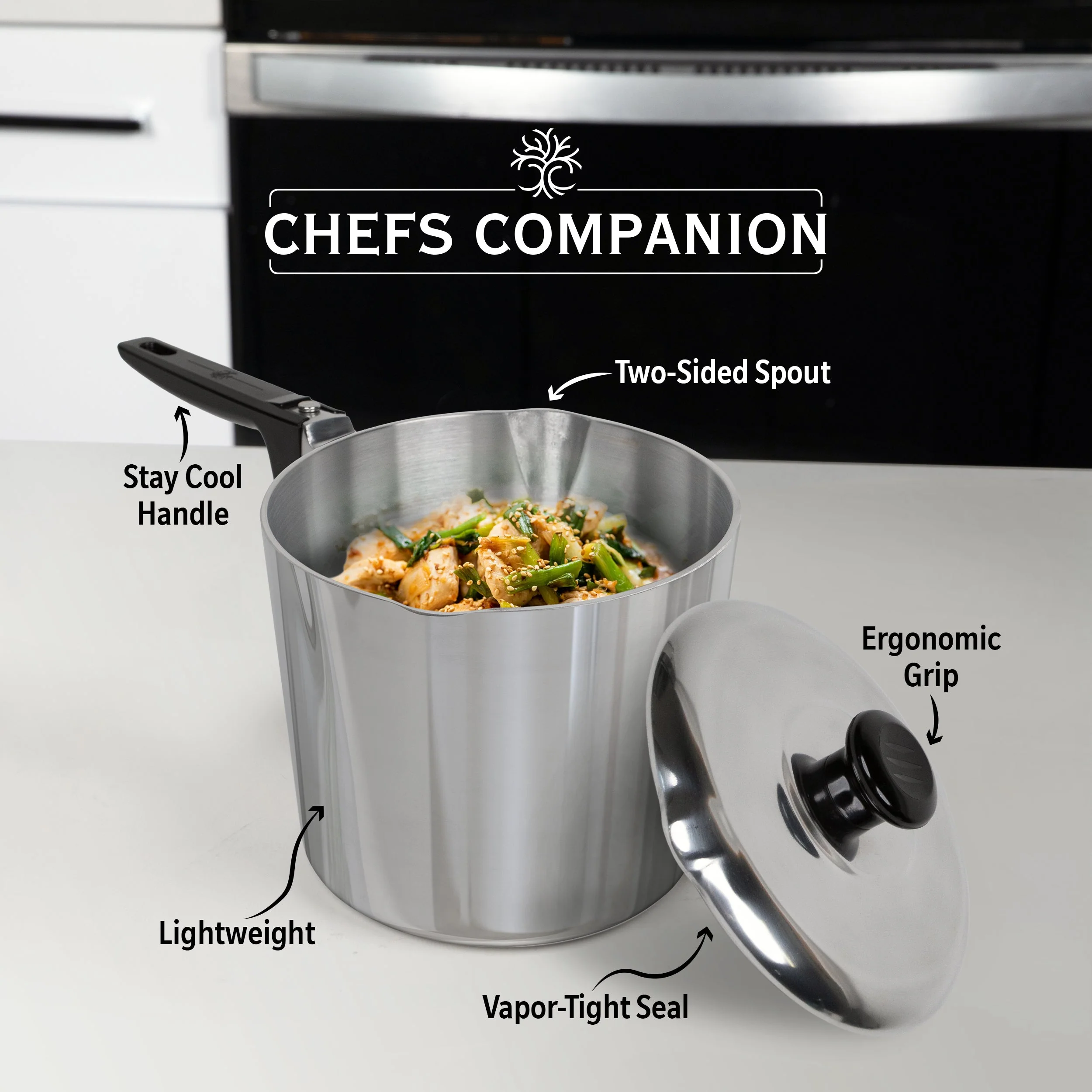 4 Quart Sauce Pan with Lid - Image 6