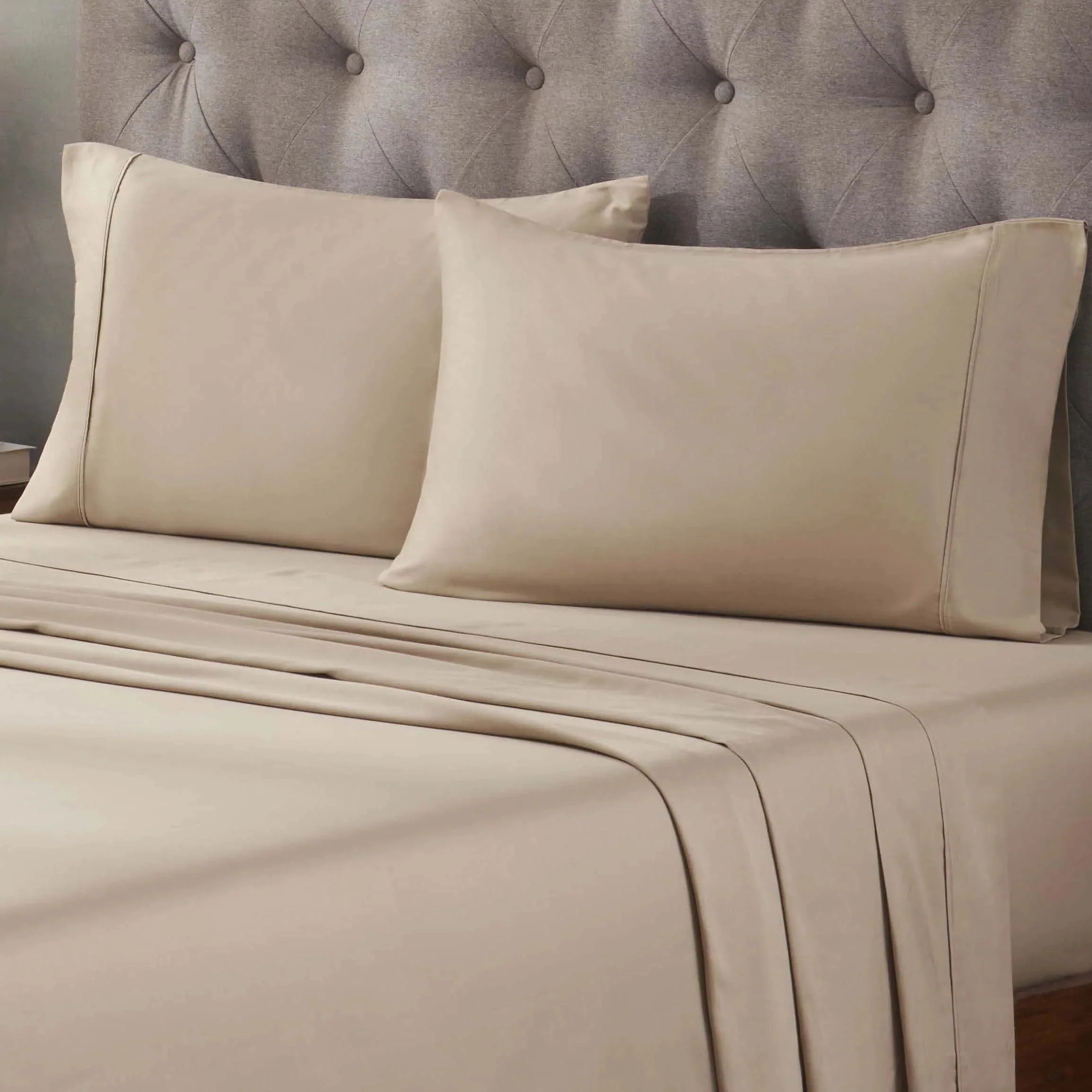 400 Thread Count Egyptian Cotton Sateen Bed Sheet Set - Image 13