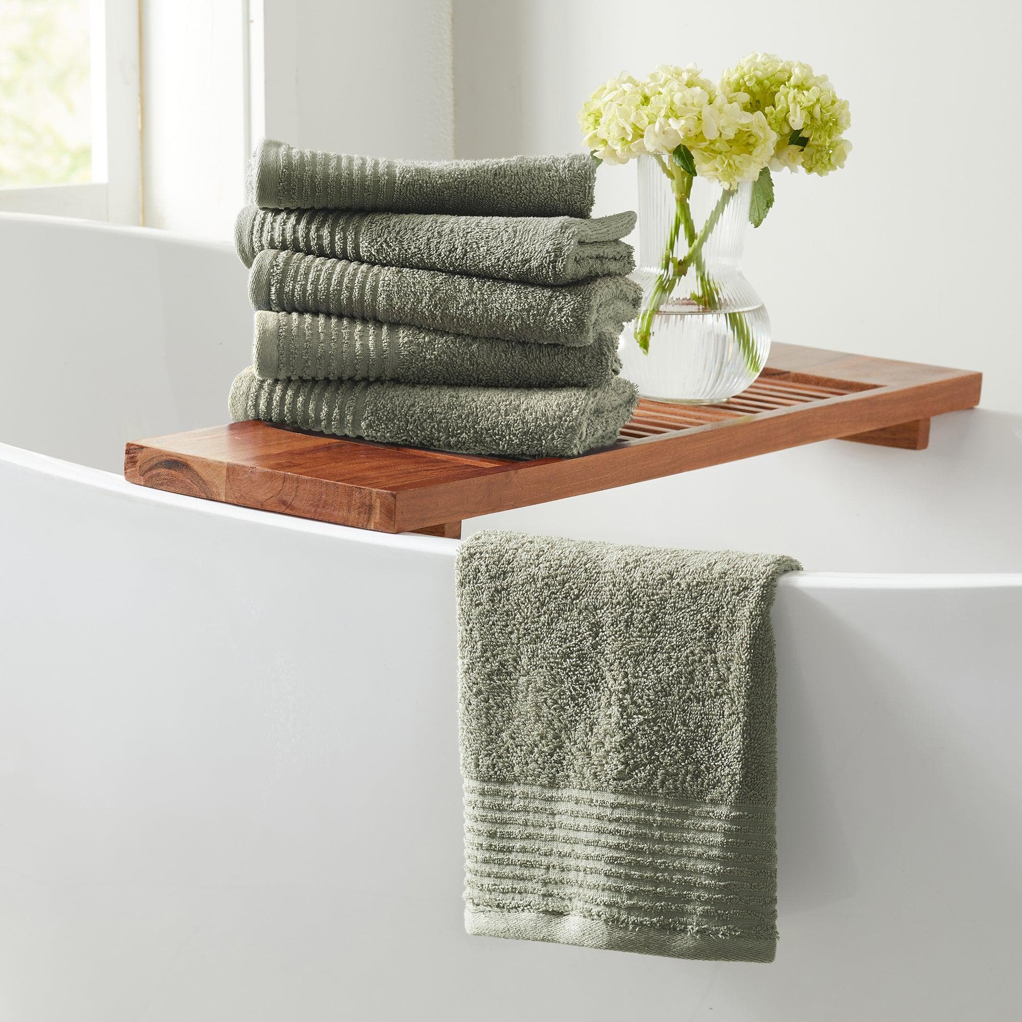 6 Pack Cotton Hand Towels - Kasper Collection - Image 25
