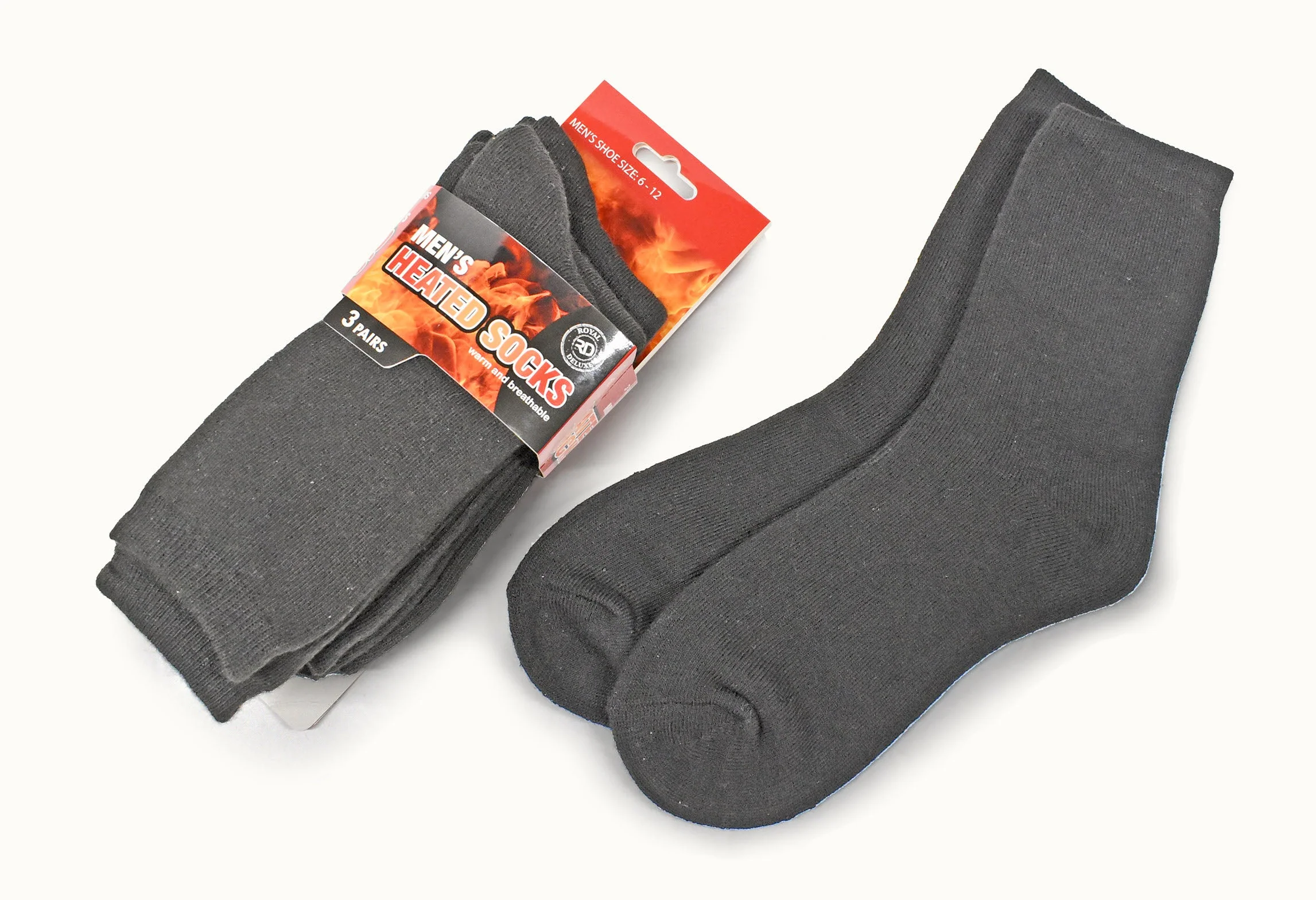 6-Pairs Men’s Heated Socks - Image 4