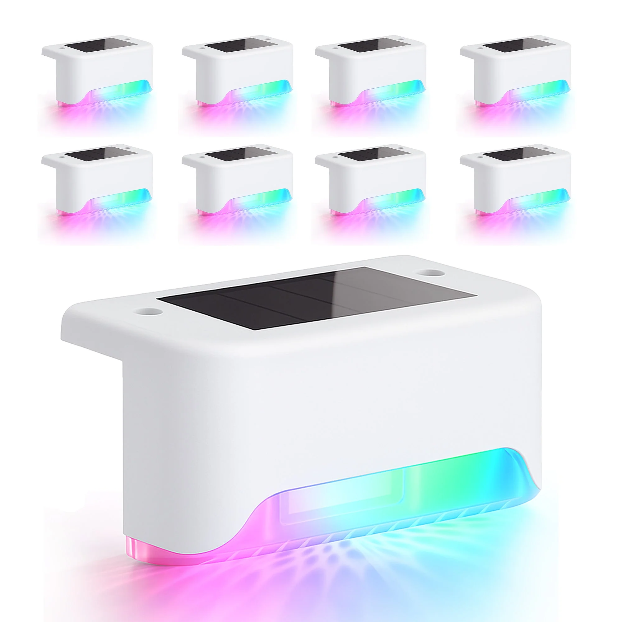 8-Pack Solar LED Deck & Step Lights - Image 14
