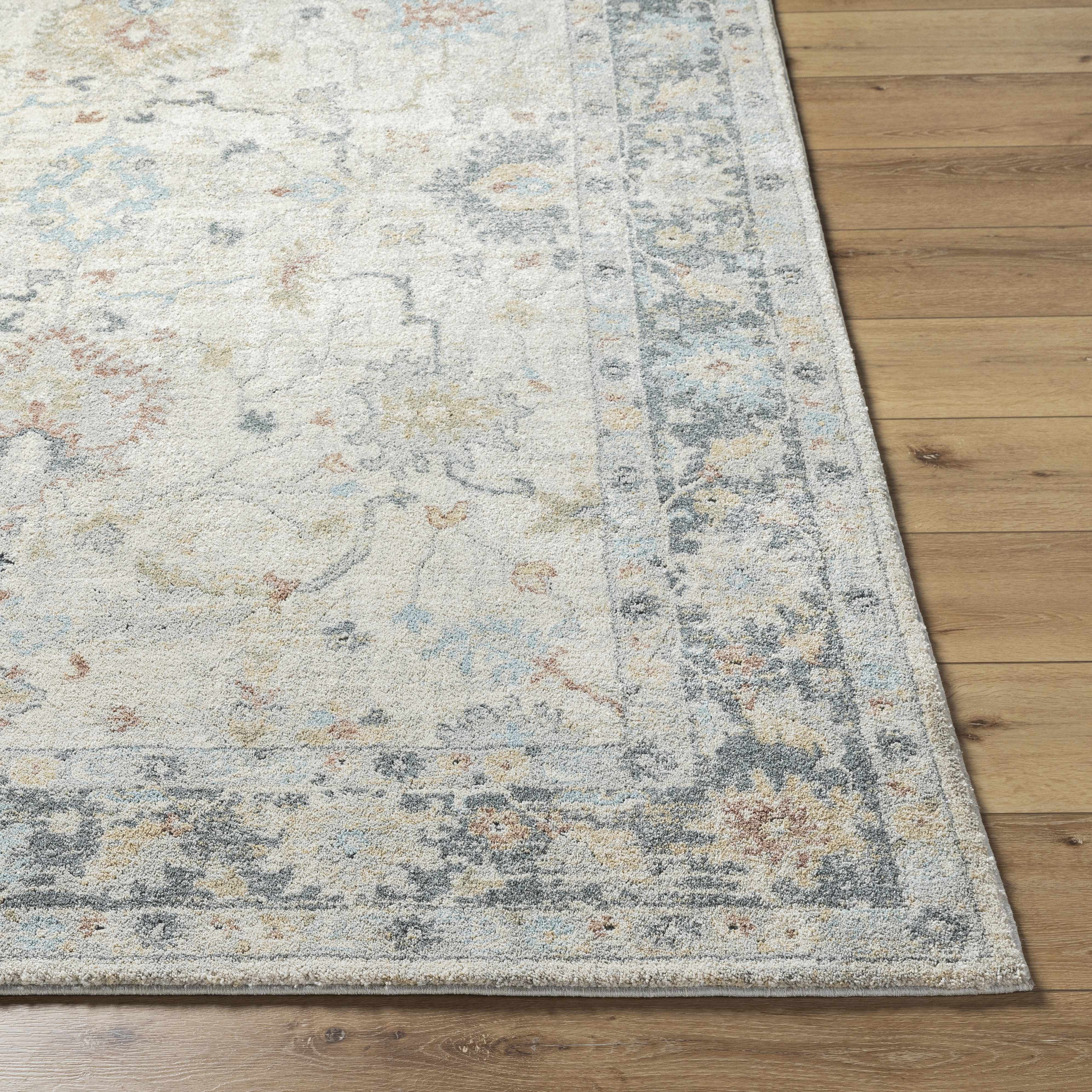 Ahmaud Beige & Light Gray Thick Lu x e Area Rug - Image 3