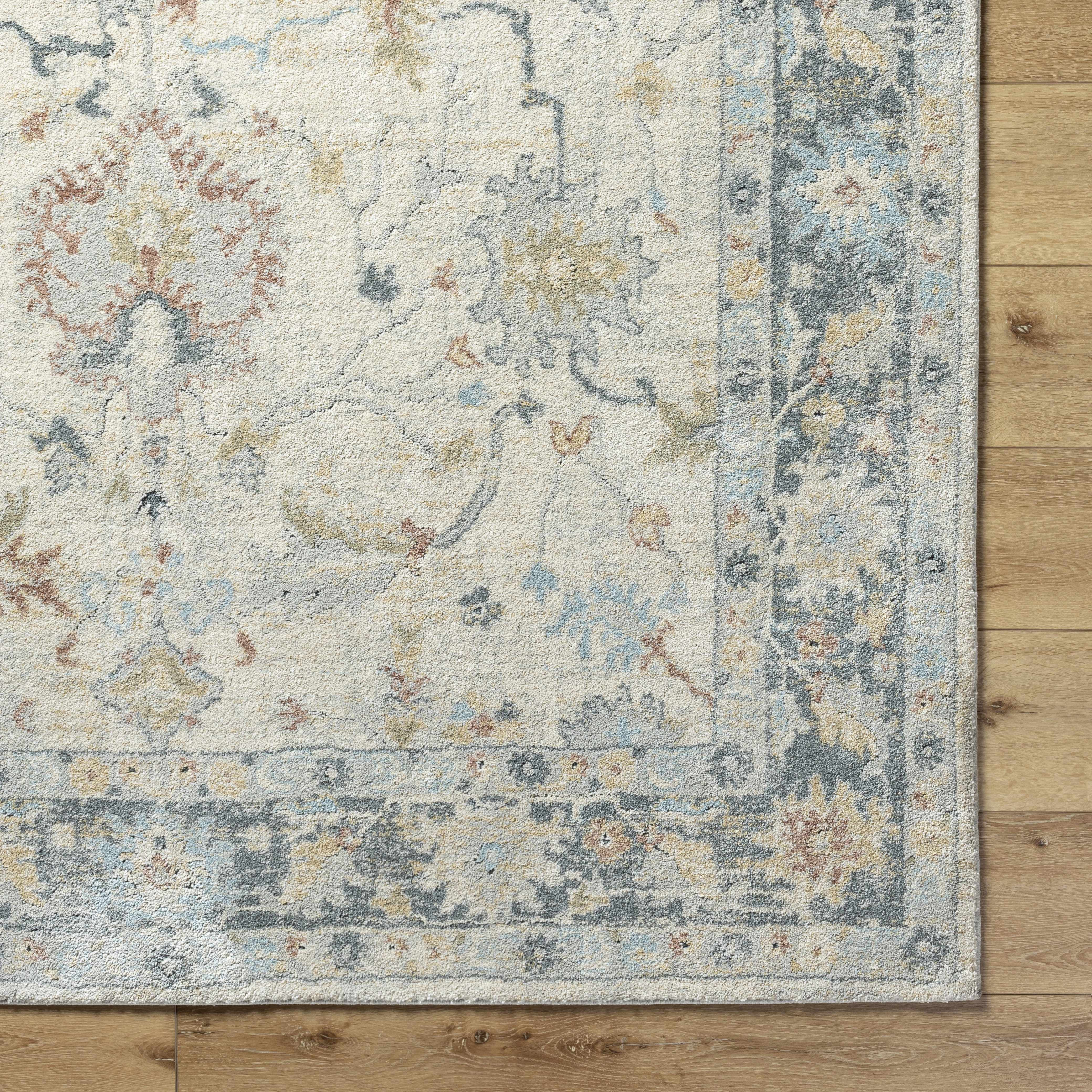 Ahmaud Beige & Light Gray Thick Lu x e Area Rug - Image 5