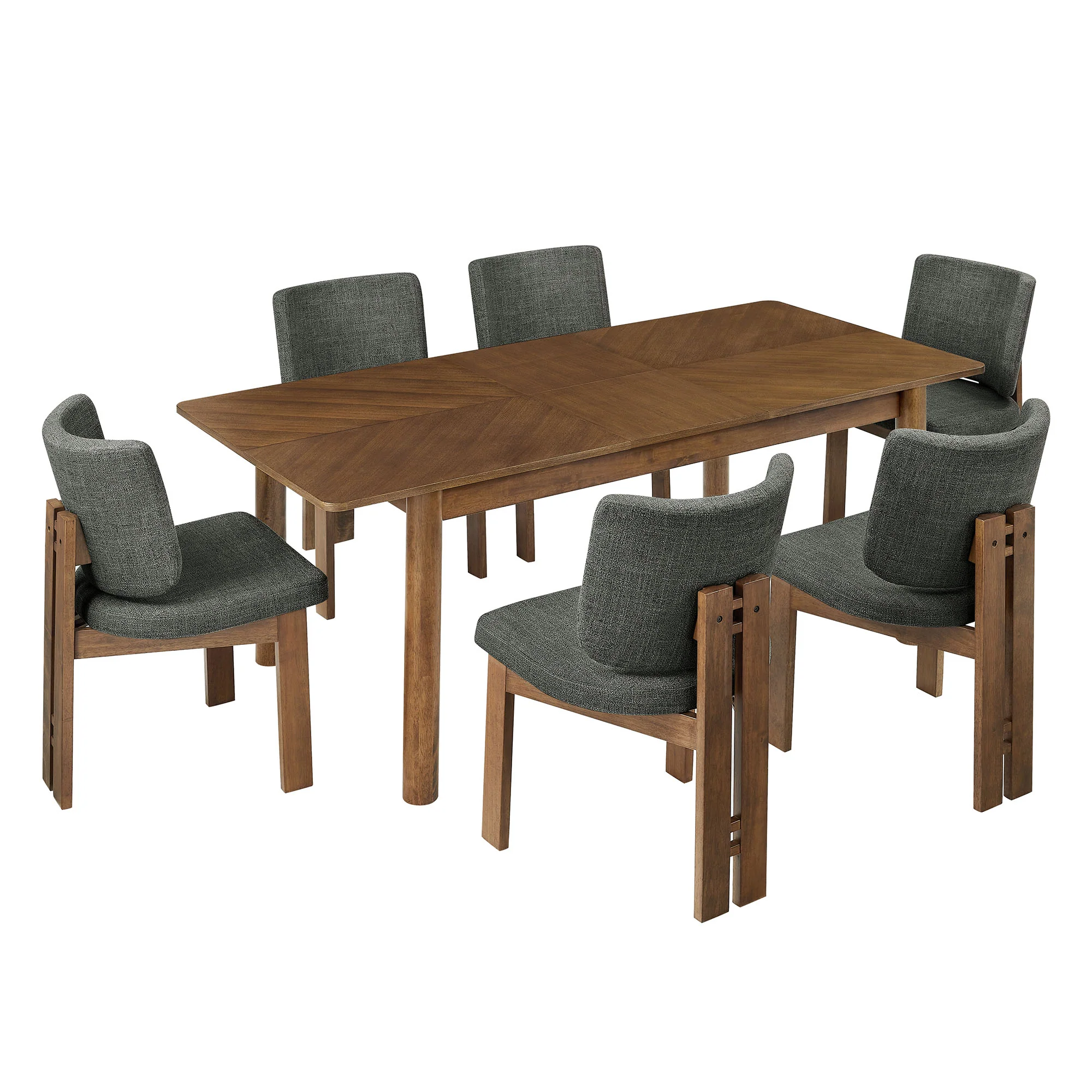 Alba 7-Piece Dining Set by Modway - Image 14