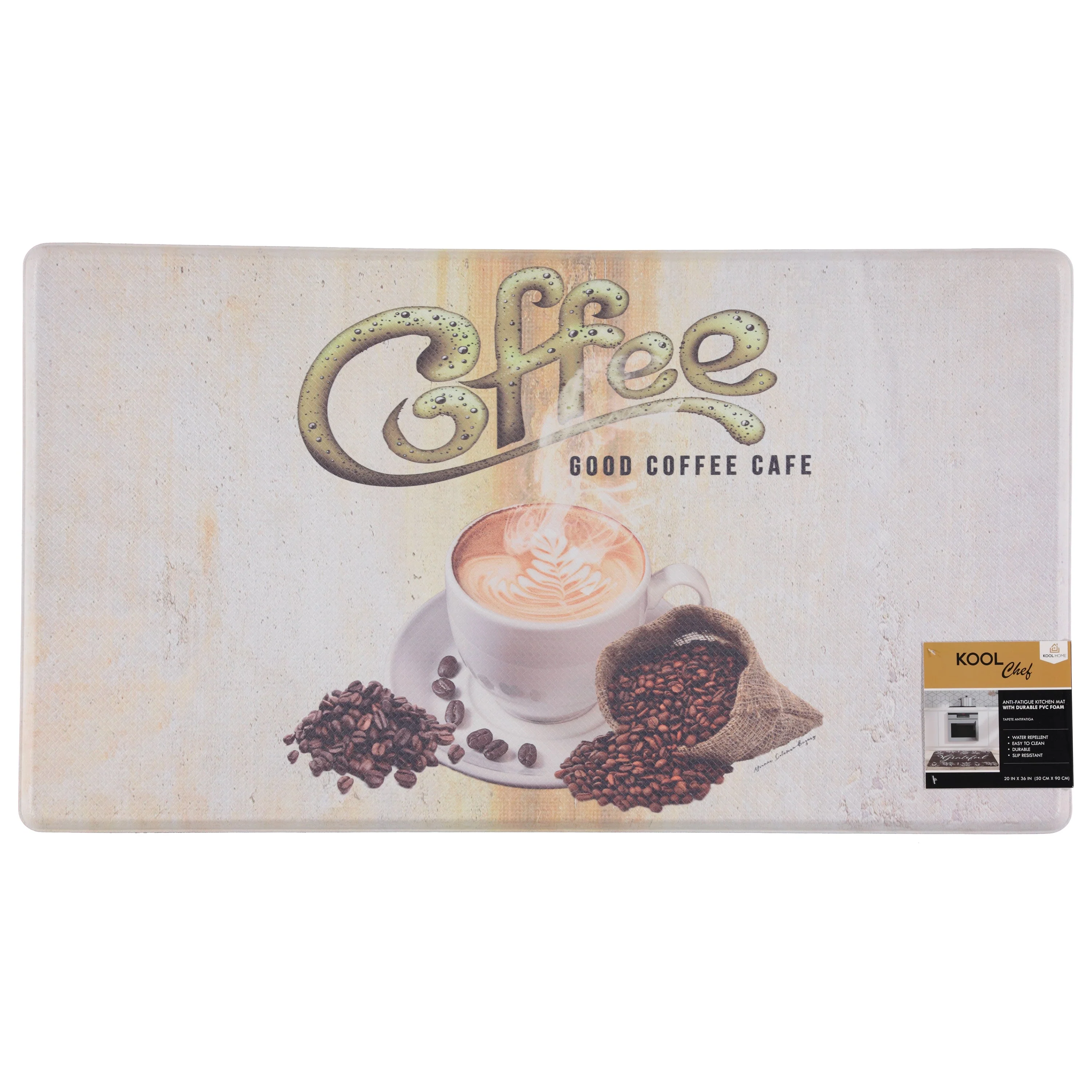 Anti-fatigue Kitchen Mat ''Good coffee'' - 2 Sizes! - Image 3