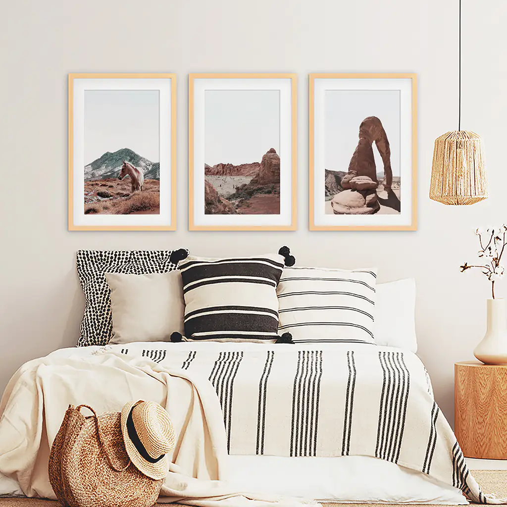 Arches National Park Wall Art Set. Horse in the Desert - Image 8